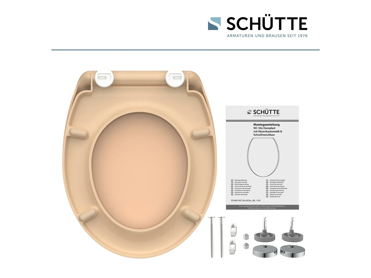 Schtte Abattant WC, avec fermeture en douceur