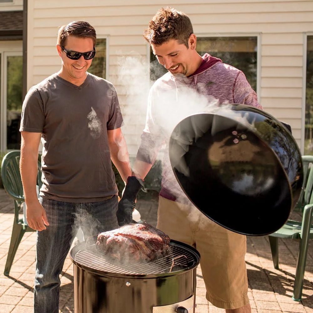 Weber 18 - Inch Smokey Mountain Cooker, Charcoal Smoker, Black