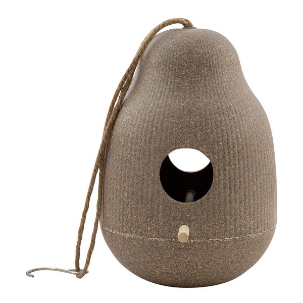 Fuglehus 25 cm natur