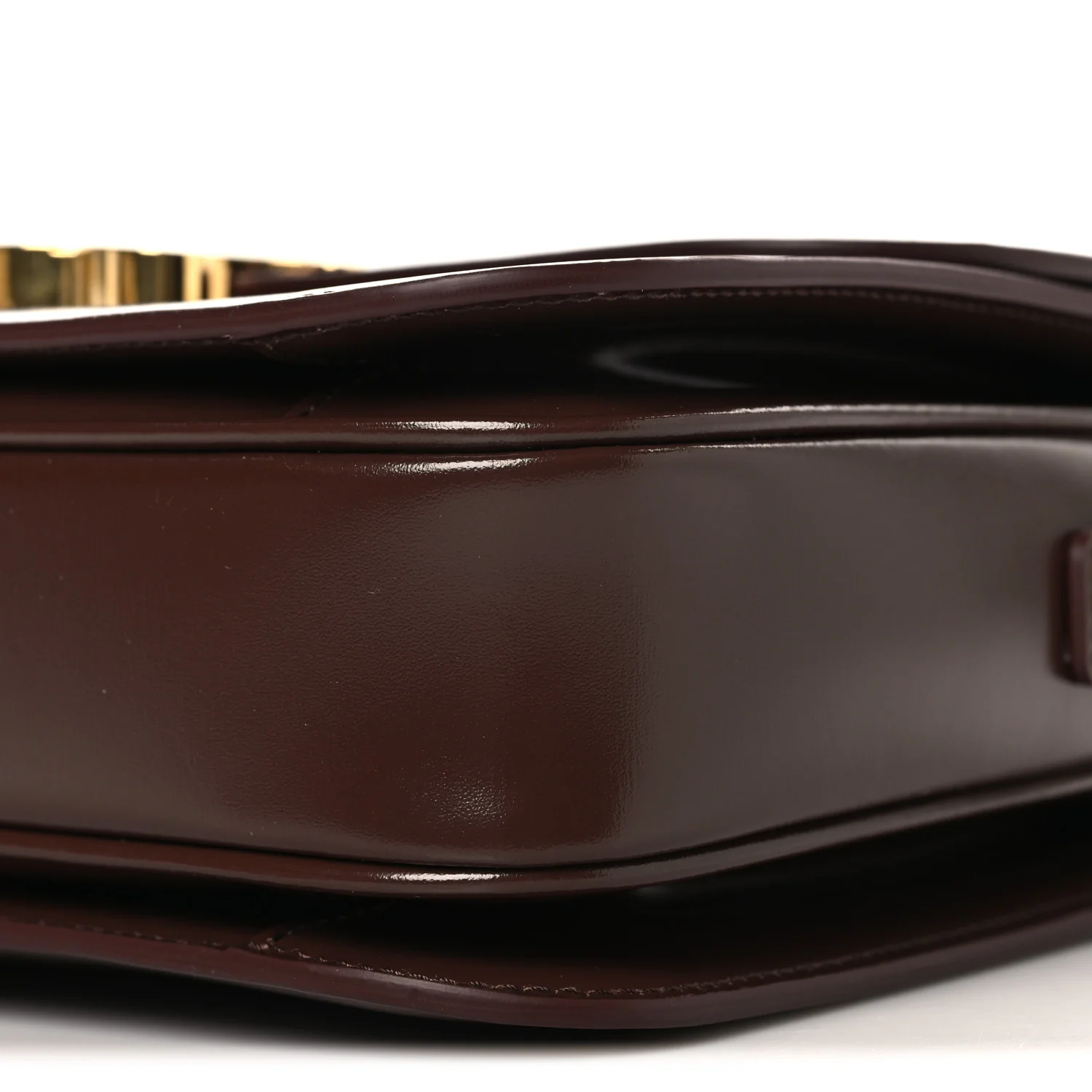 Shiny Calfskin Medium Triomphe Chestnut