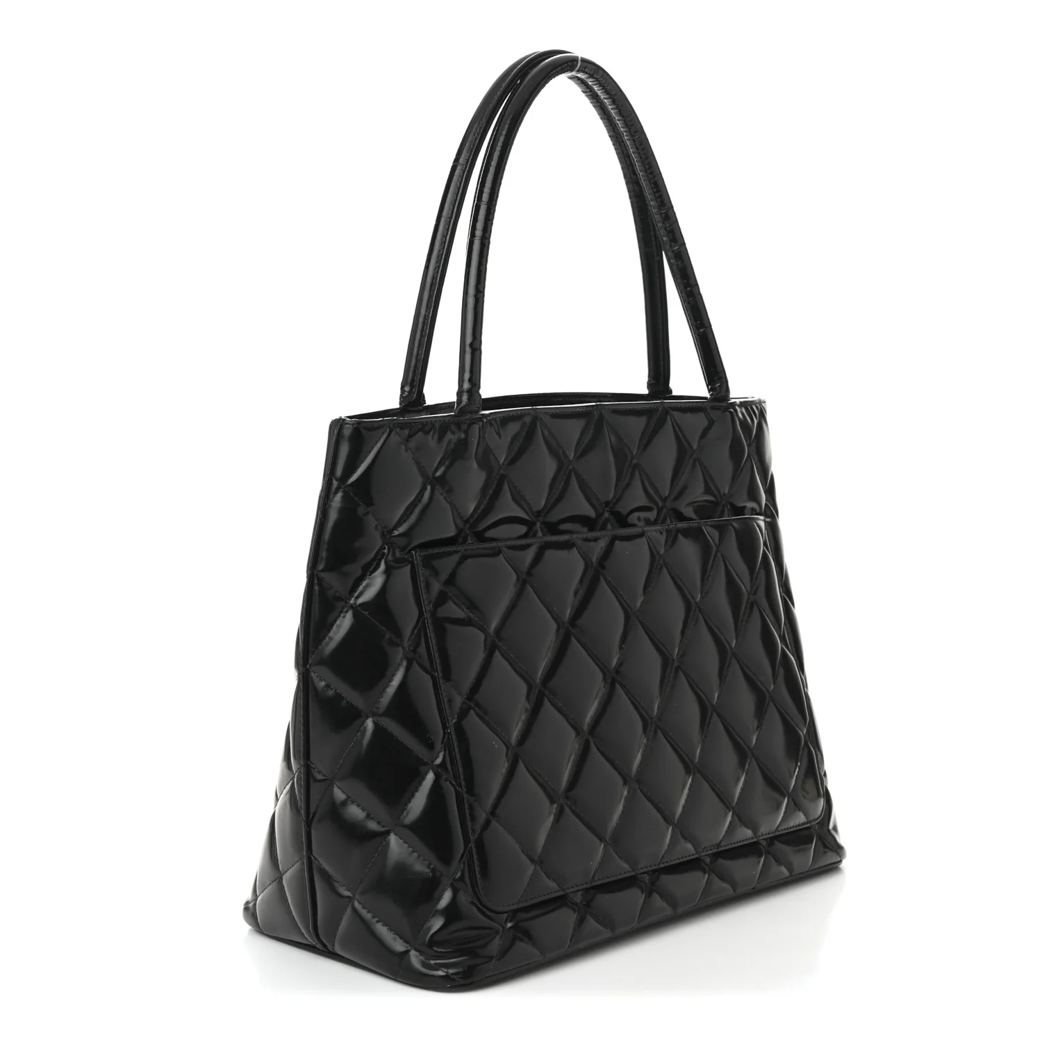 Patent Medallion Tote Black