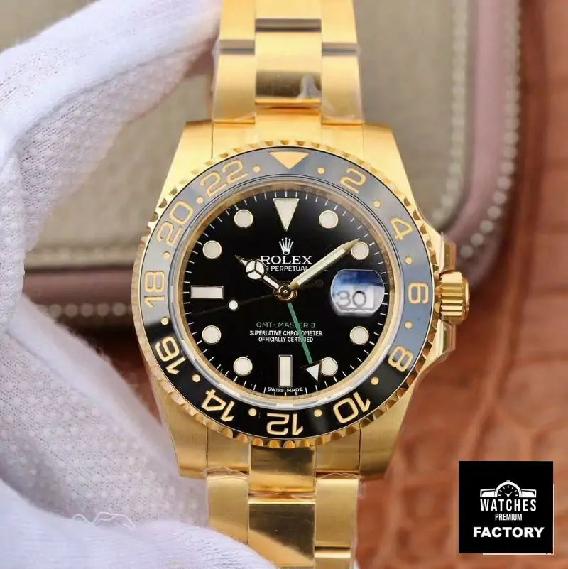 Rolex GMT Master II 116718 EW Factory Black Dial
