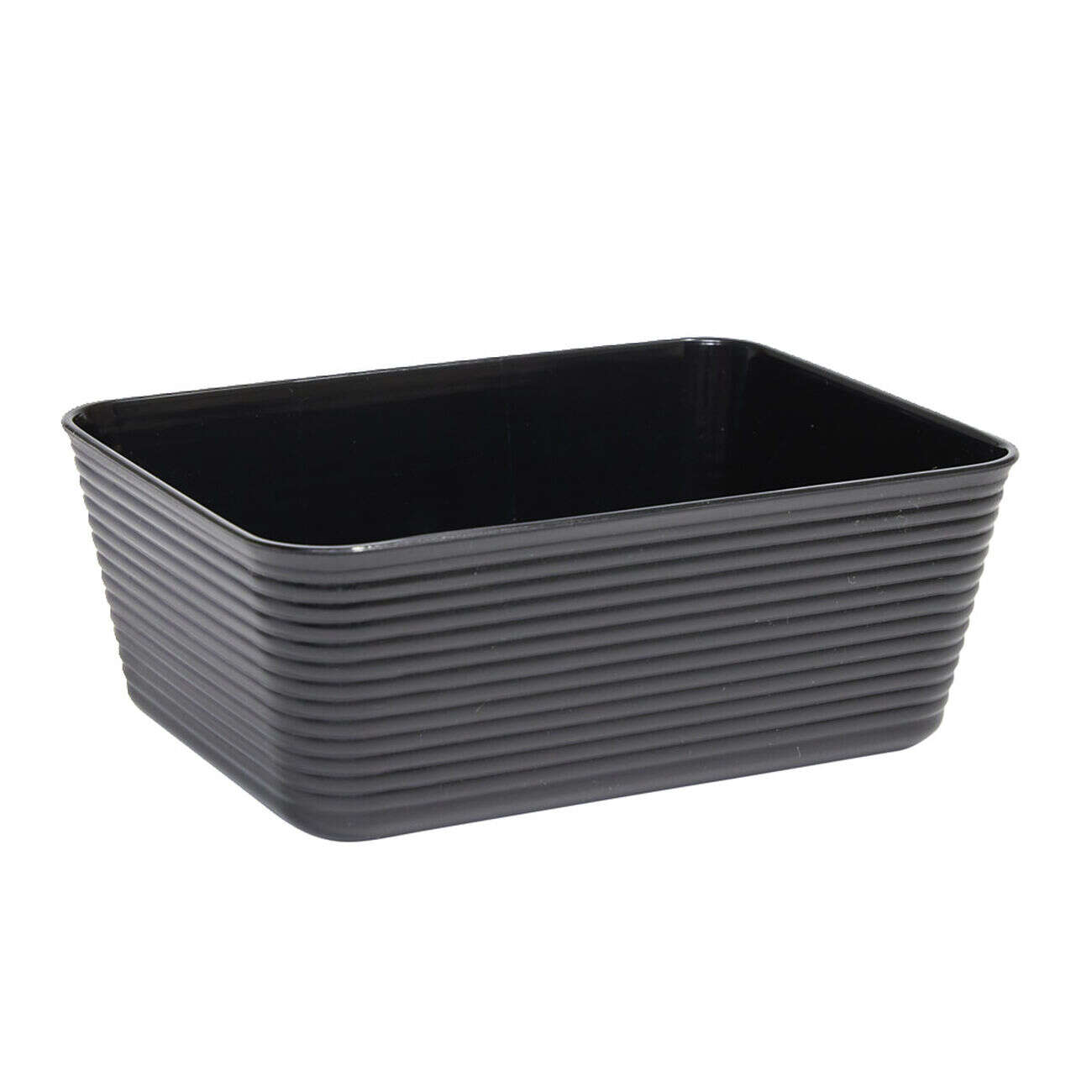 Panière de rangement x2 plastique 16,8x12,5xH6,5cm (3 modèles)