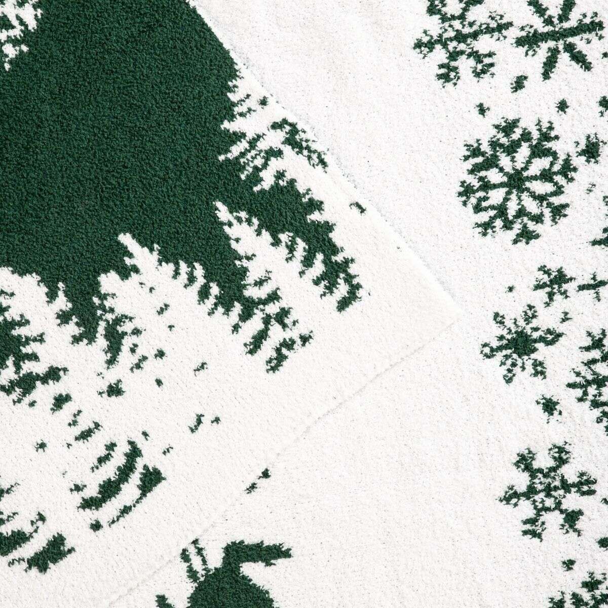 Koc PORTO w świąteczny wzór 130x170 cm