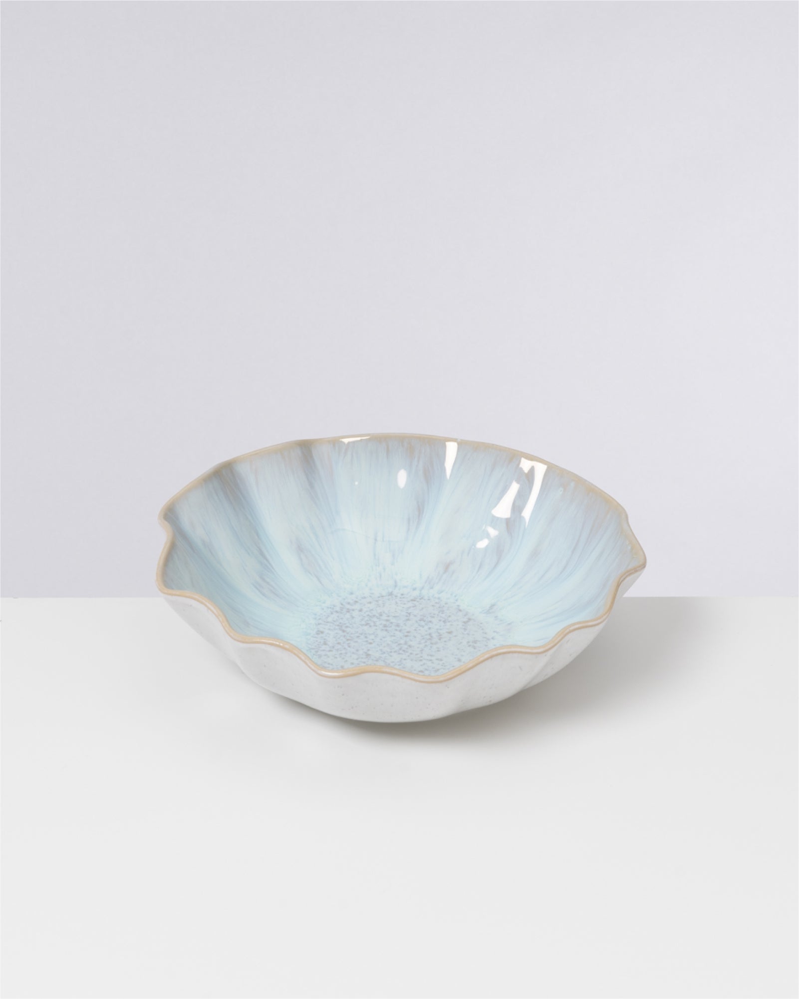 AREIA - PASTA PLATE SHELL AZURE