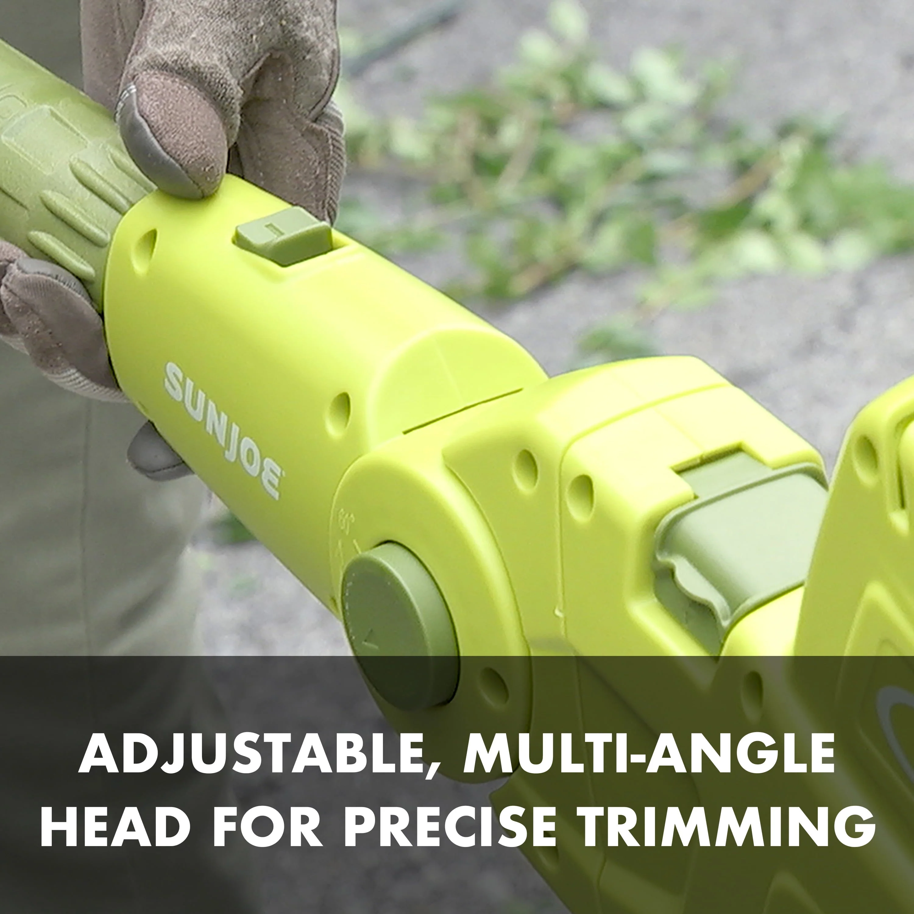 Sun Joe Electric 21 - Inch Telescoping Pole Hedge Trimmer, Multi - Angle Head, 4 - Amp