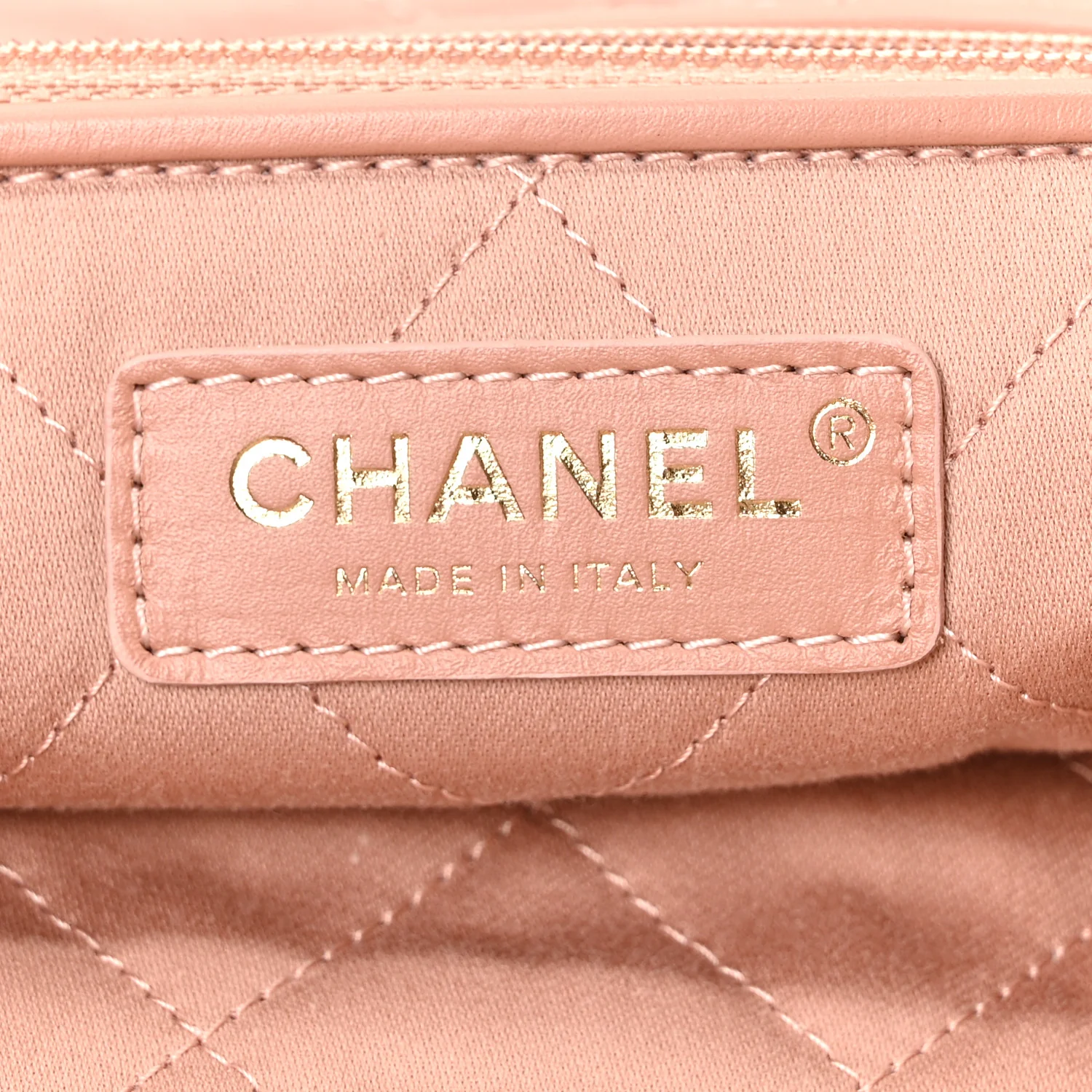 Metallic Calfskin Quilted Chanel 22 Copper