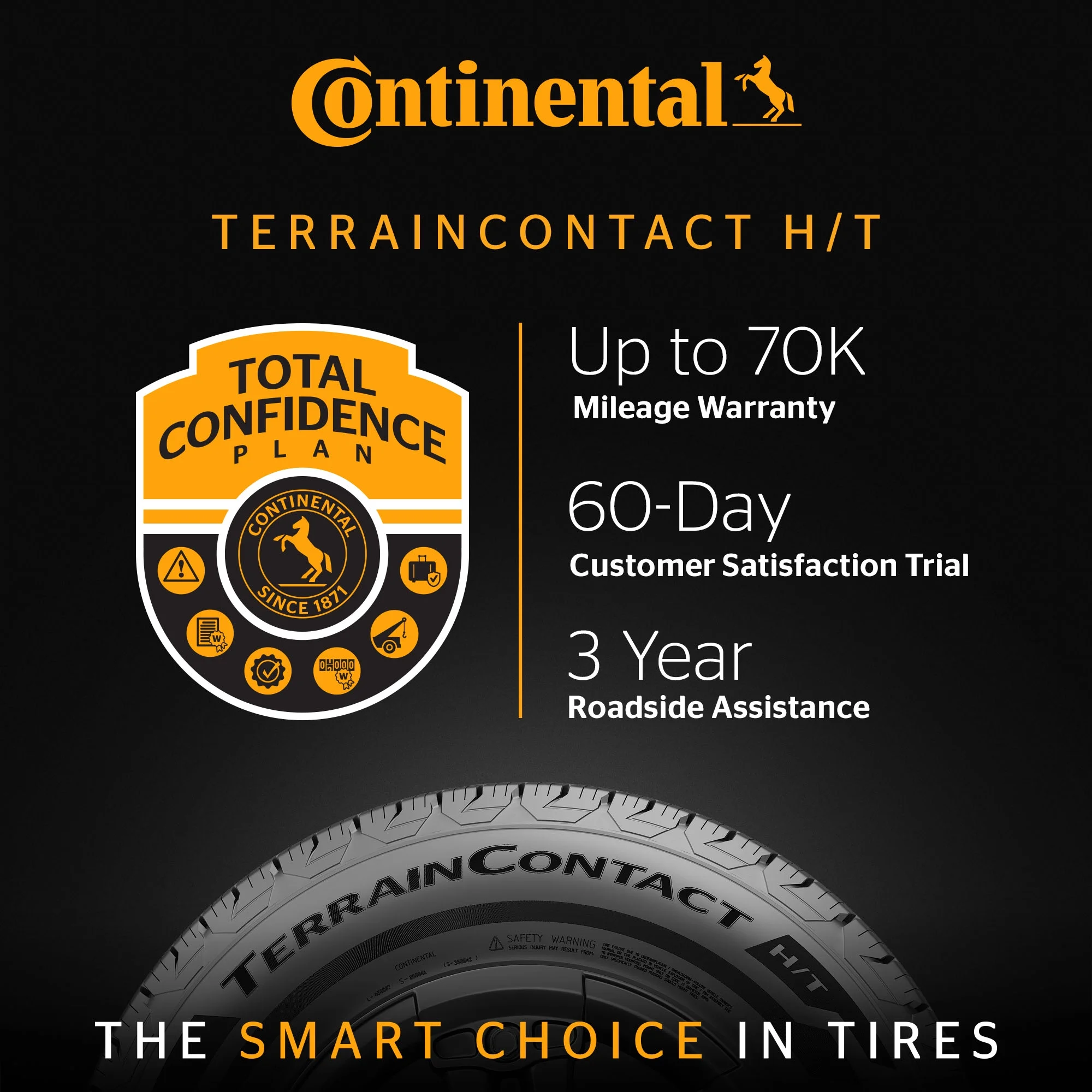 Continental Terraincontact H/T Highway 265/65R17 112T Light Truck Tire