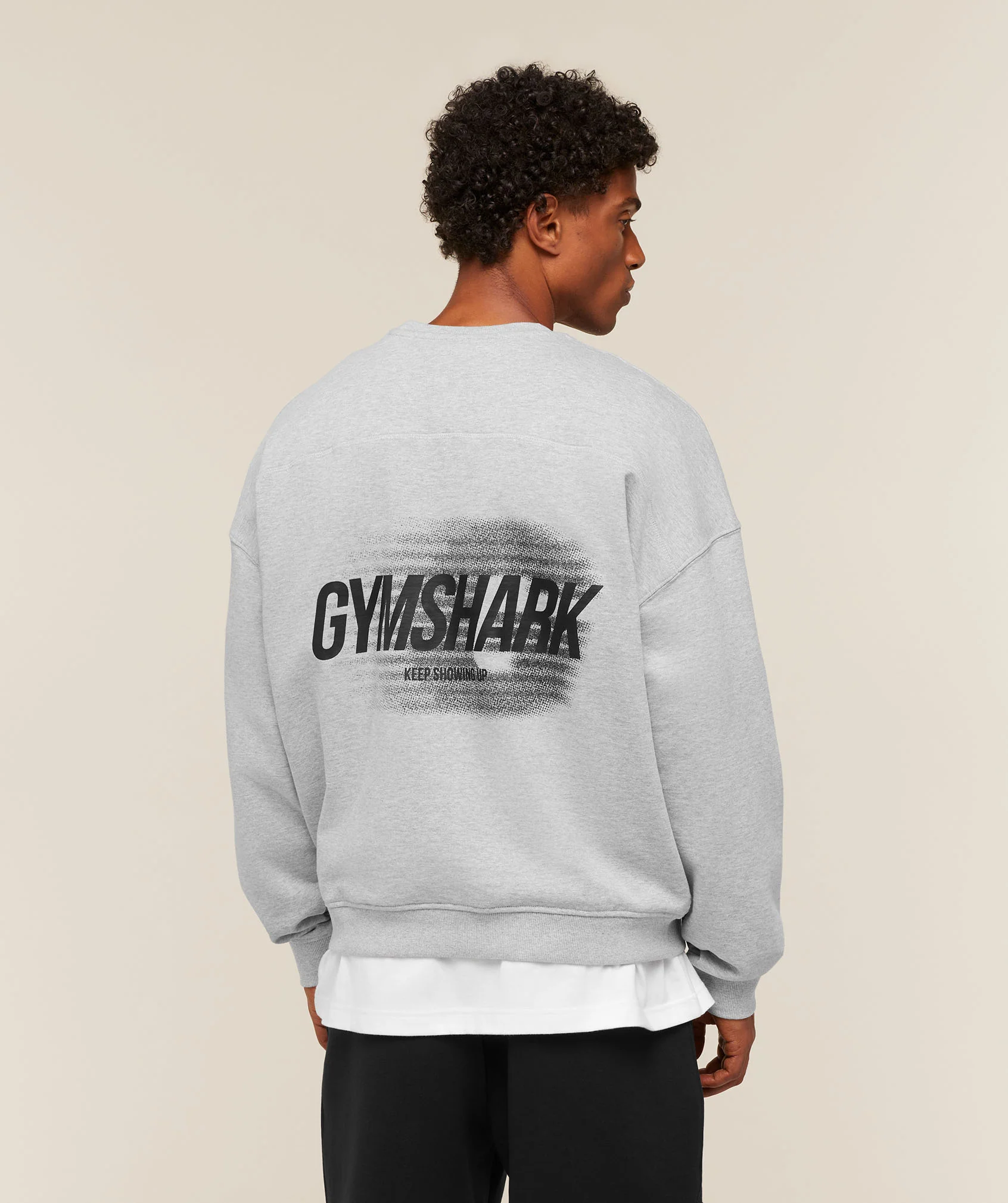 HYBRID SWEATSHIRT - Soft Grey Marl
