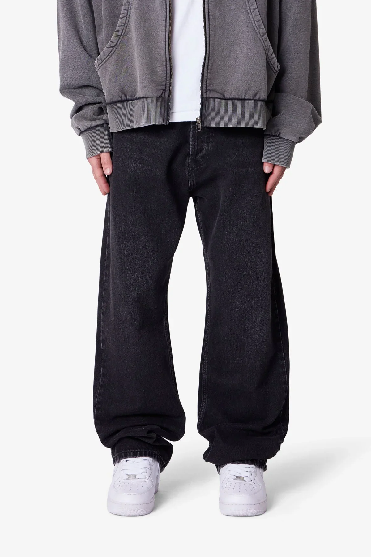 Ultra Baggy Denim - Stone Wash Black