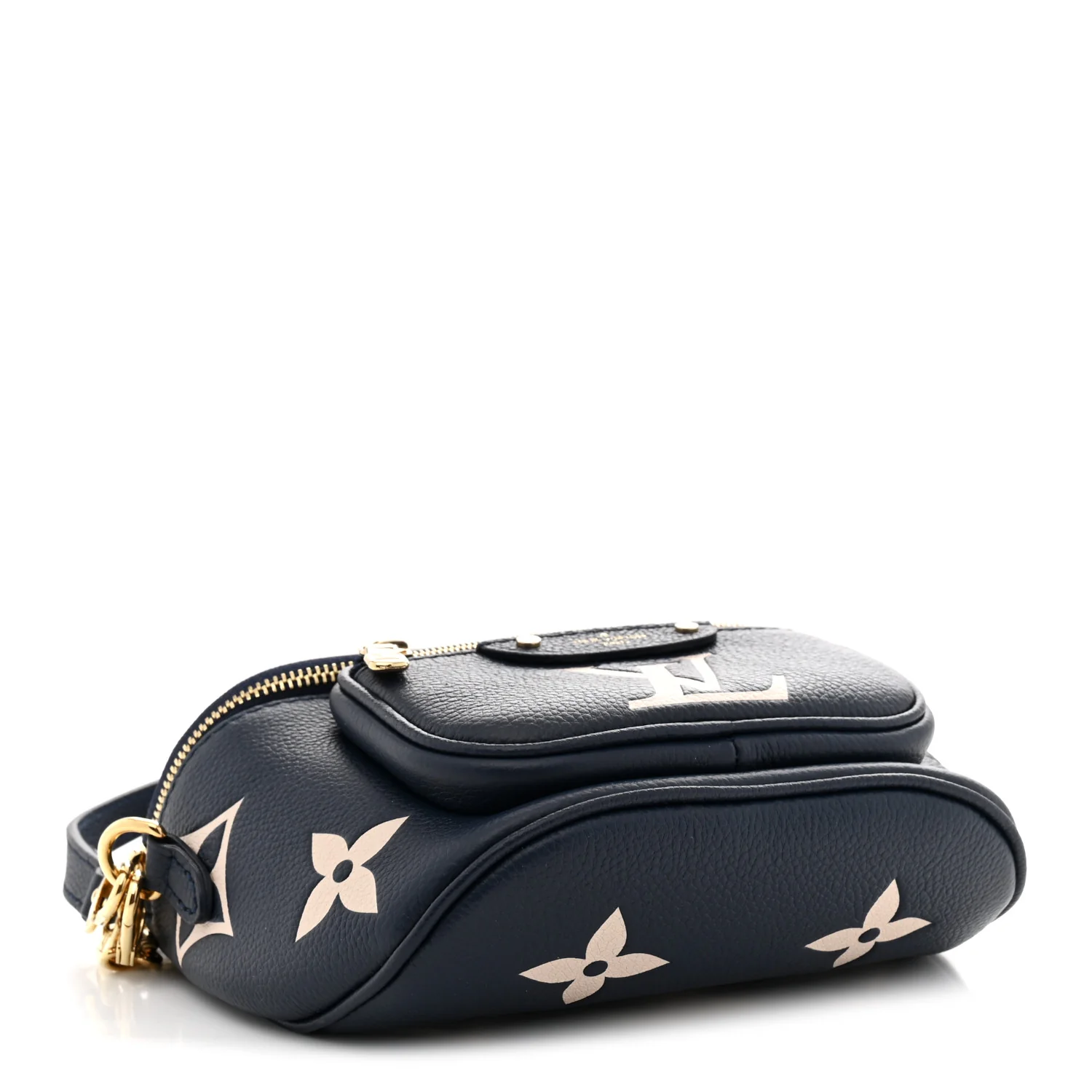 Empreinte Monogram Giant Mini By The Pool Bumbag Blue Beige