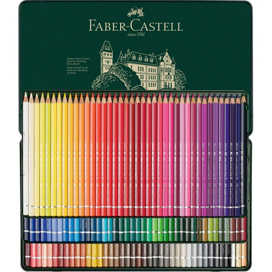 Crayons aquarelle pour artistes, boîte de 120