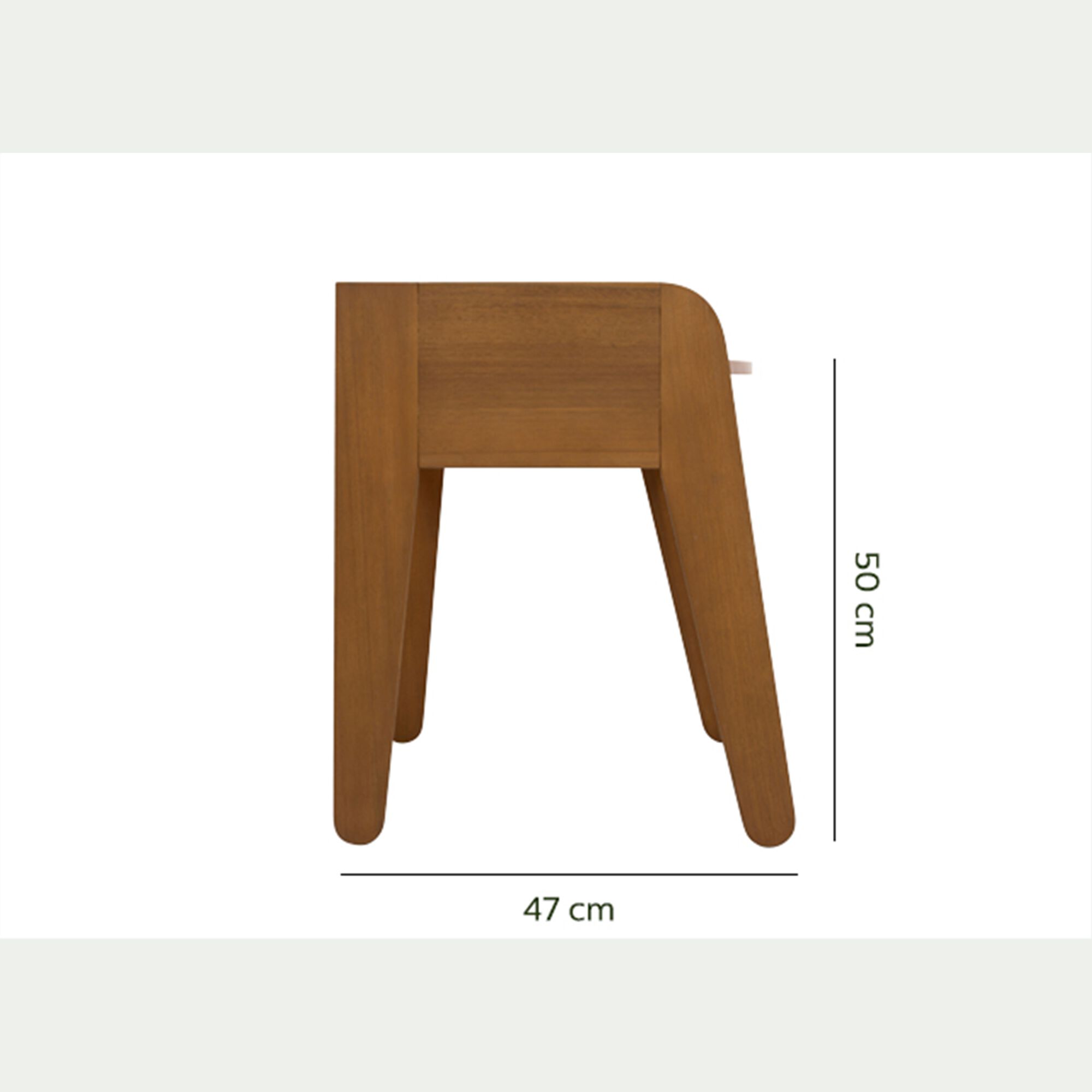 RAPHAEL - Bureau enfant en acacia - vert olivier