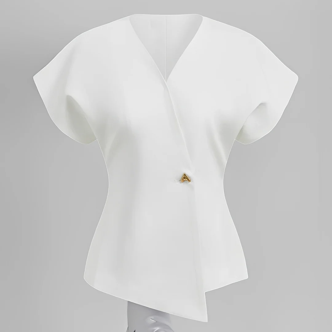 Ariella - Blouse chic à col en V