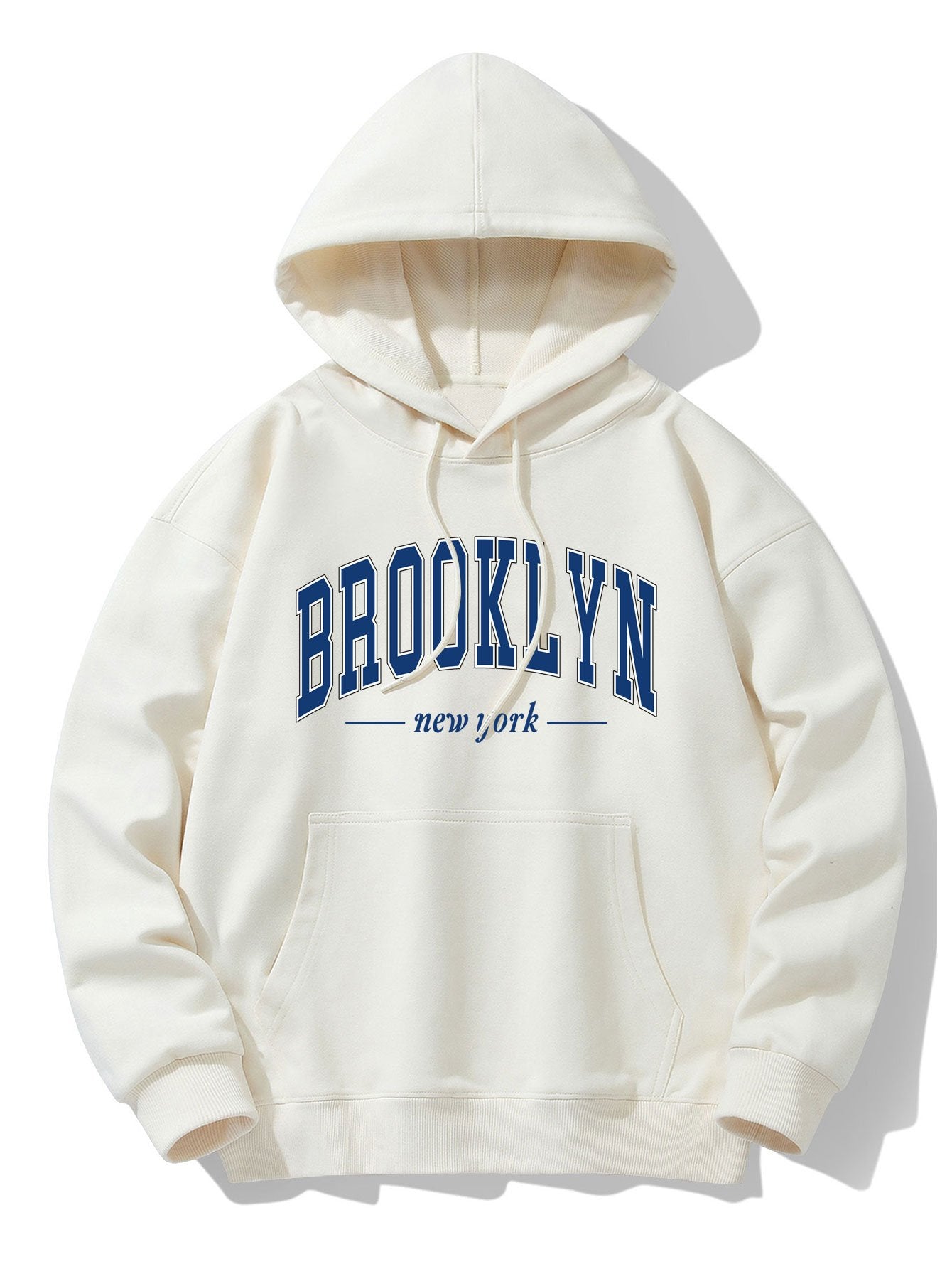 Sweat à capuche en coton mélangé imprimé Brooklyn