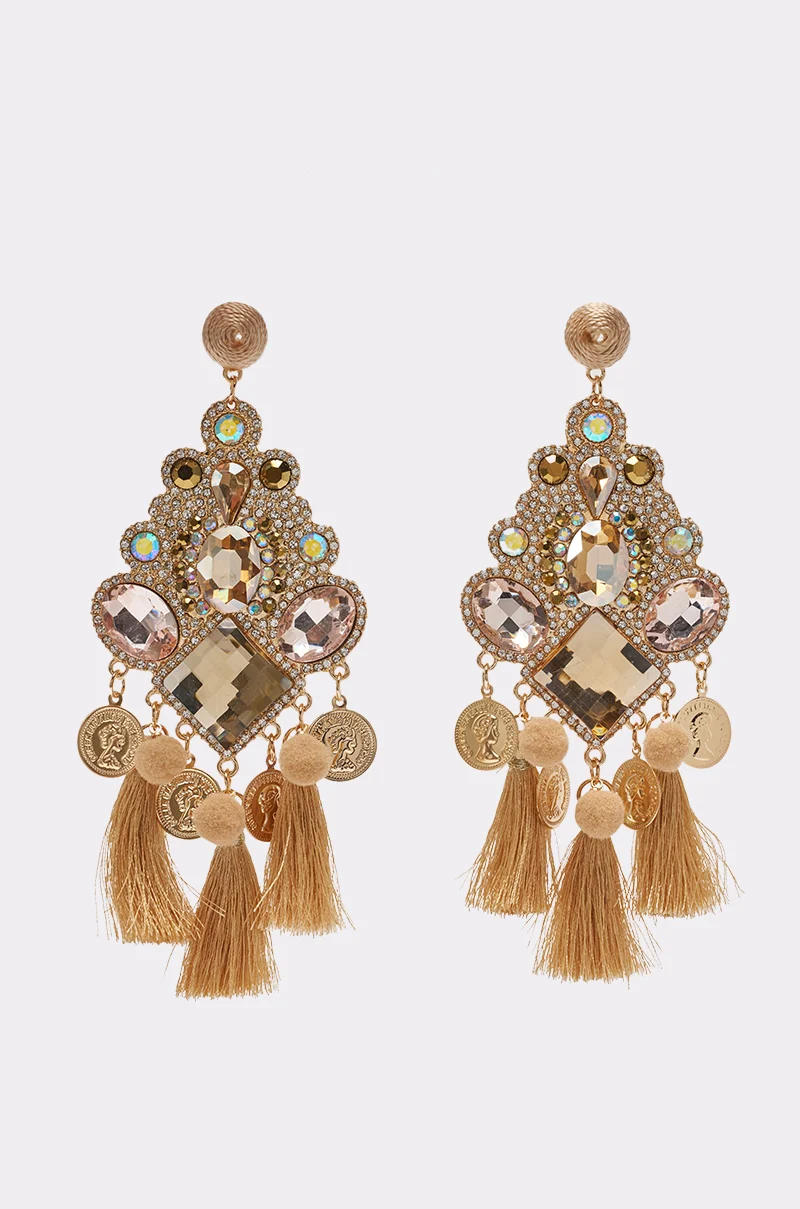 BOHO VIBES TASSEL EARRING - Akira Store