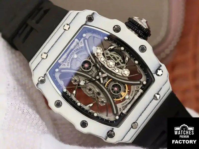 Richard Mille RM53-01 White Ceramic Case Skeleton Dial