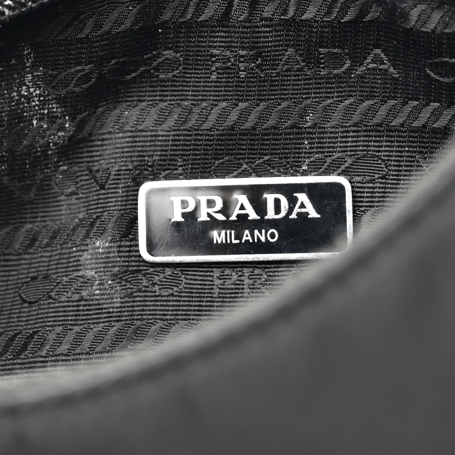 Tessuto Nylon Mini Re-Edition 2000 Bag Black