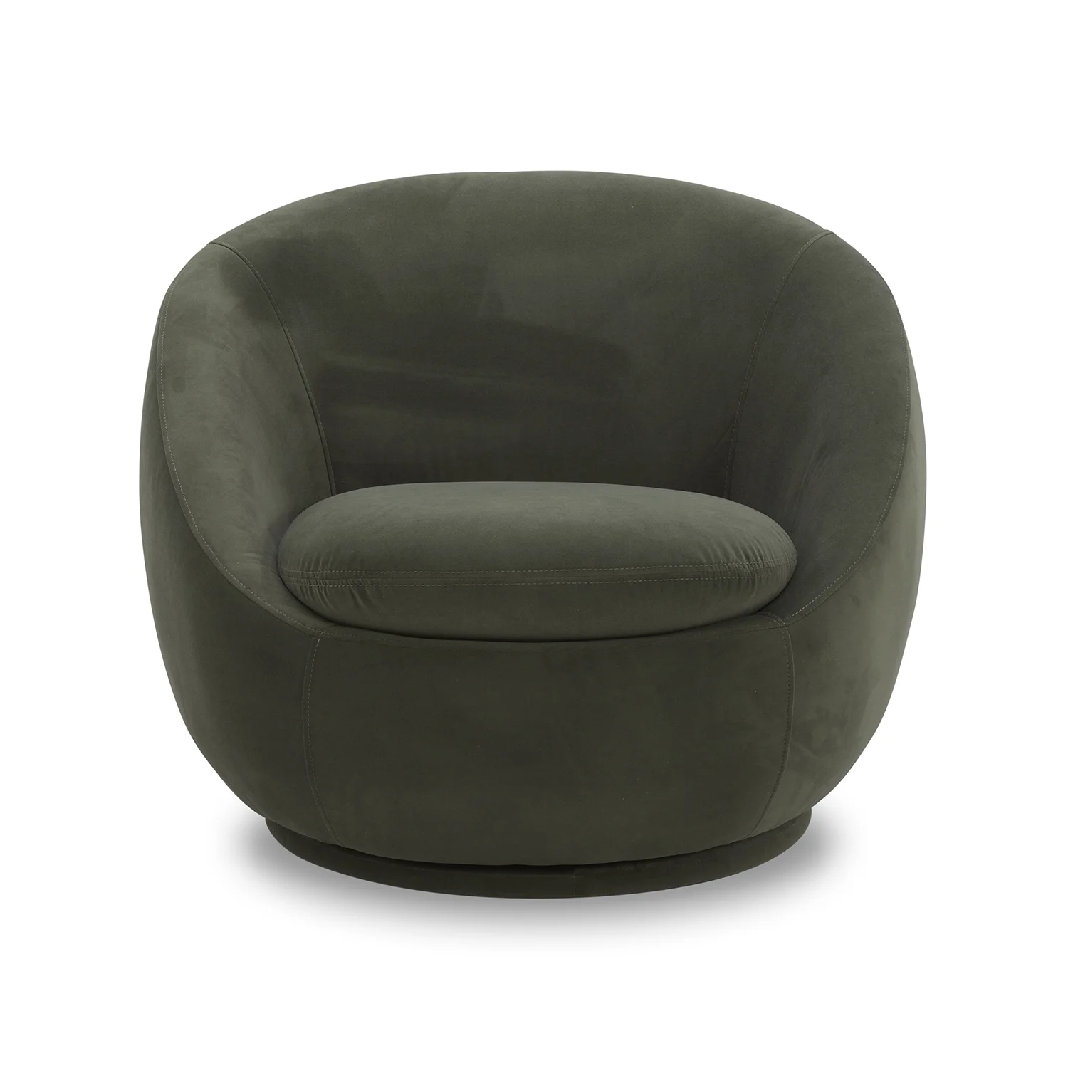 Better Homes & Gardens Mira Swivel Accent Chair, Cream Shearling