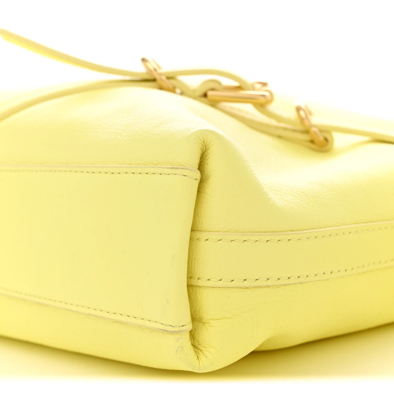 Calfskin Medium Voyou Bag Soft Yellow