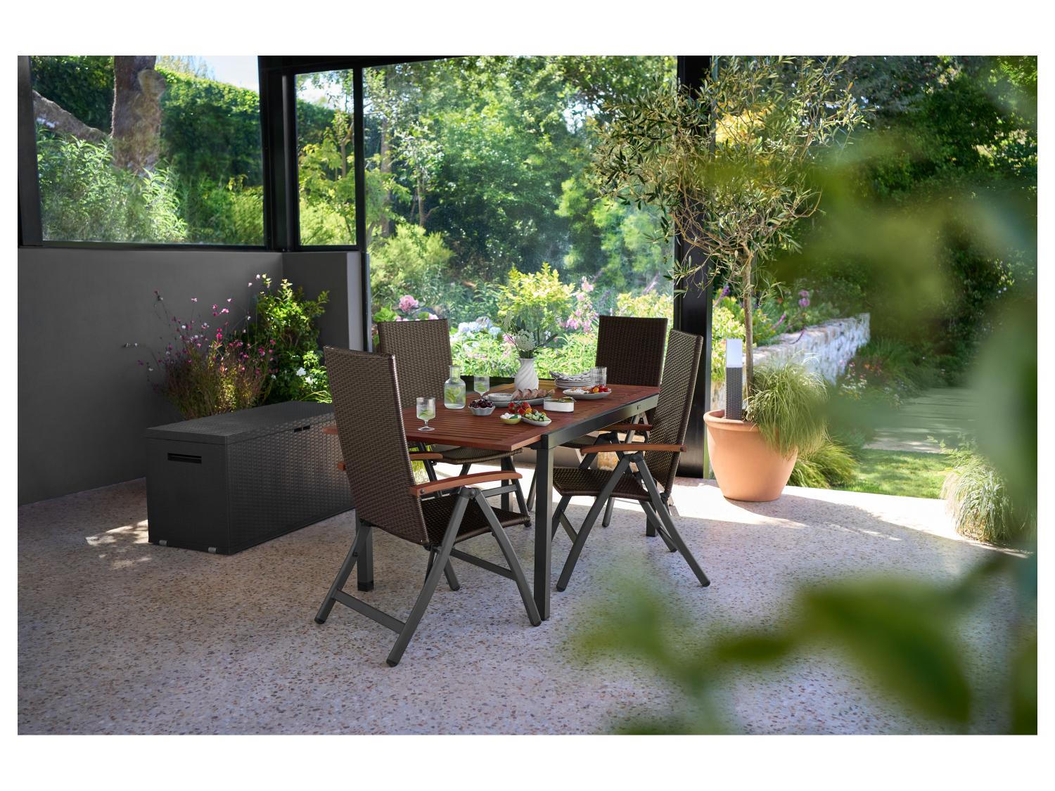 LIVARNO Lot de 2 fauteuils pliants Valencia