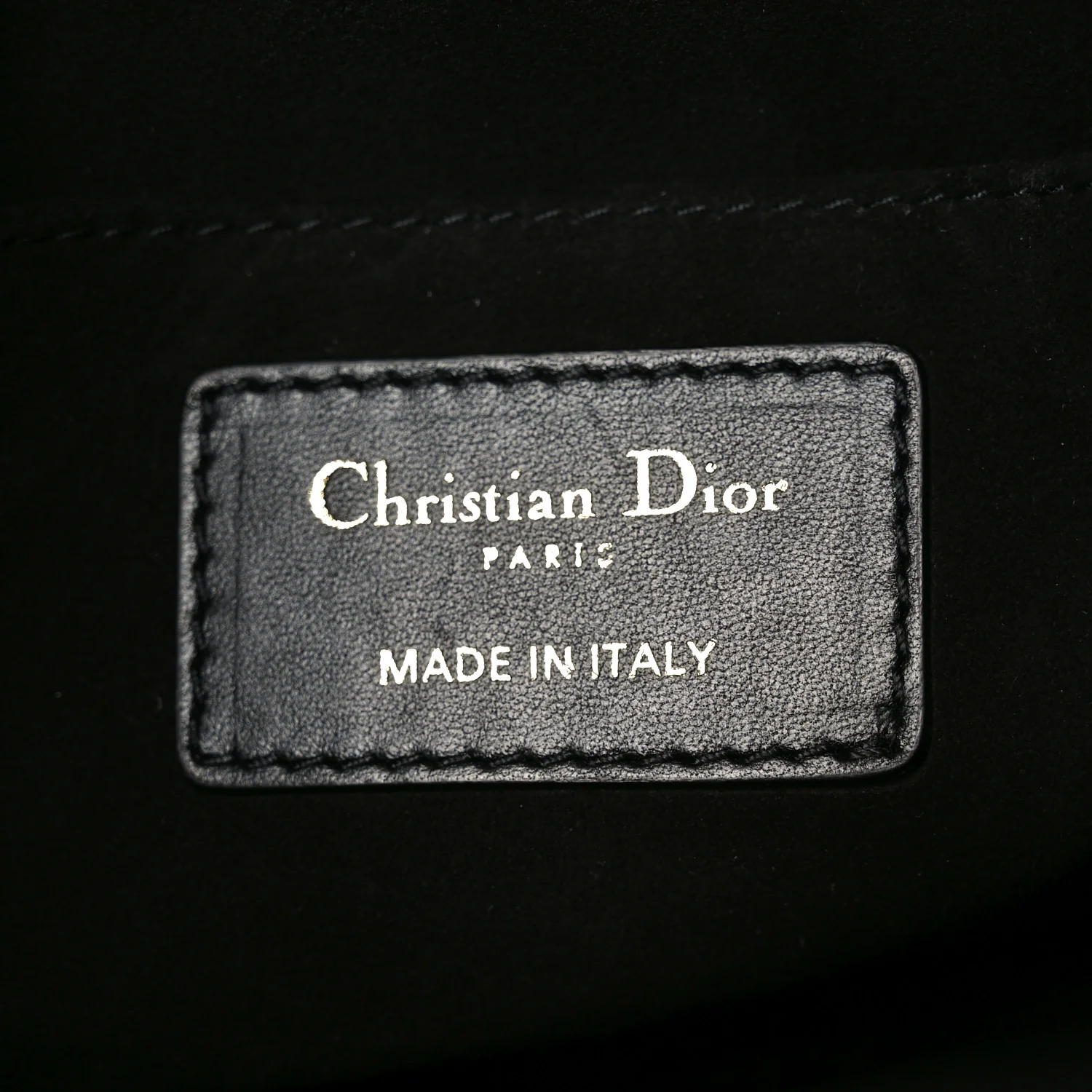Lambskin Cannage Medium Dior Vibe Hobo Bag Black