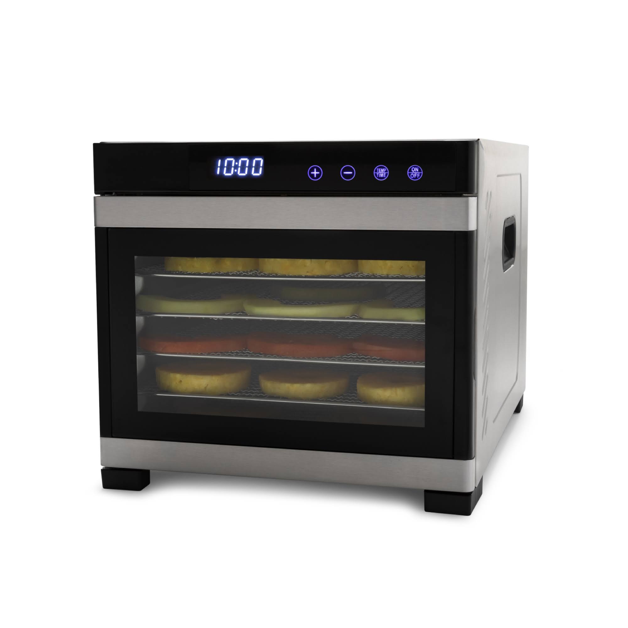 ChefWave Secco Pro Food Dehydrator with 6 Drying Racks Stainless Steel
