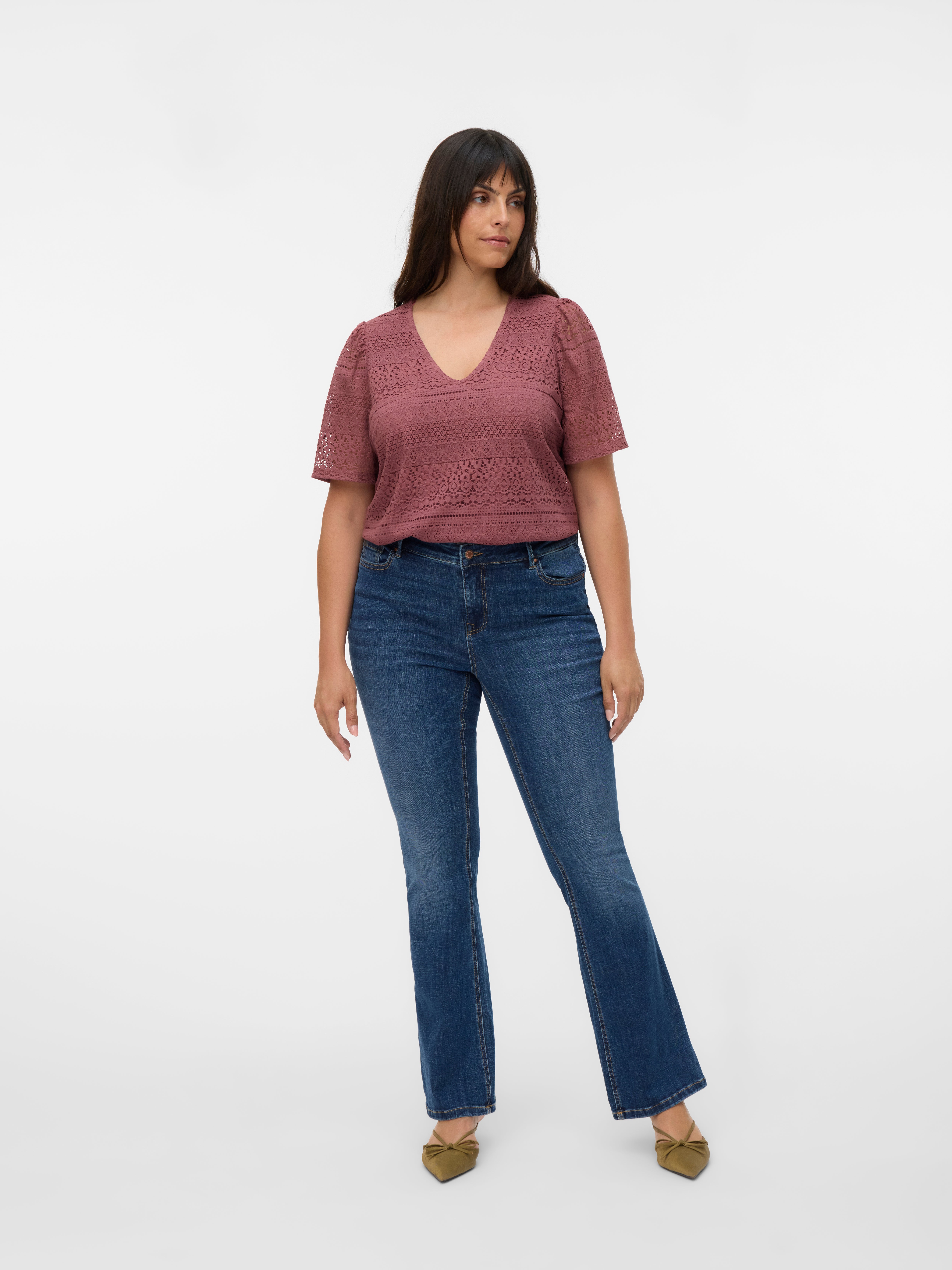 VERO MODA® VMCFLASH Mid rise Flared Fit Jeans