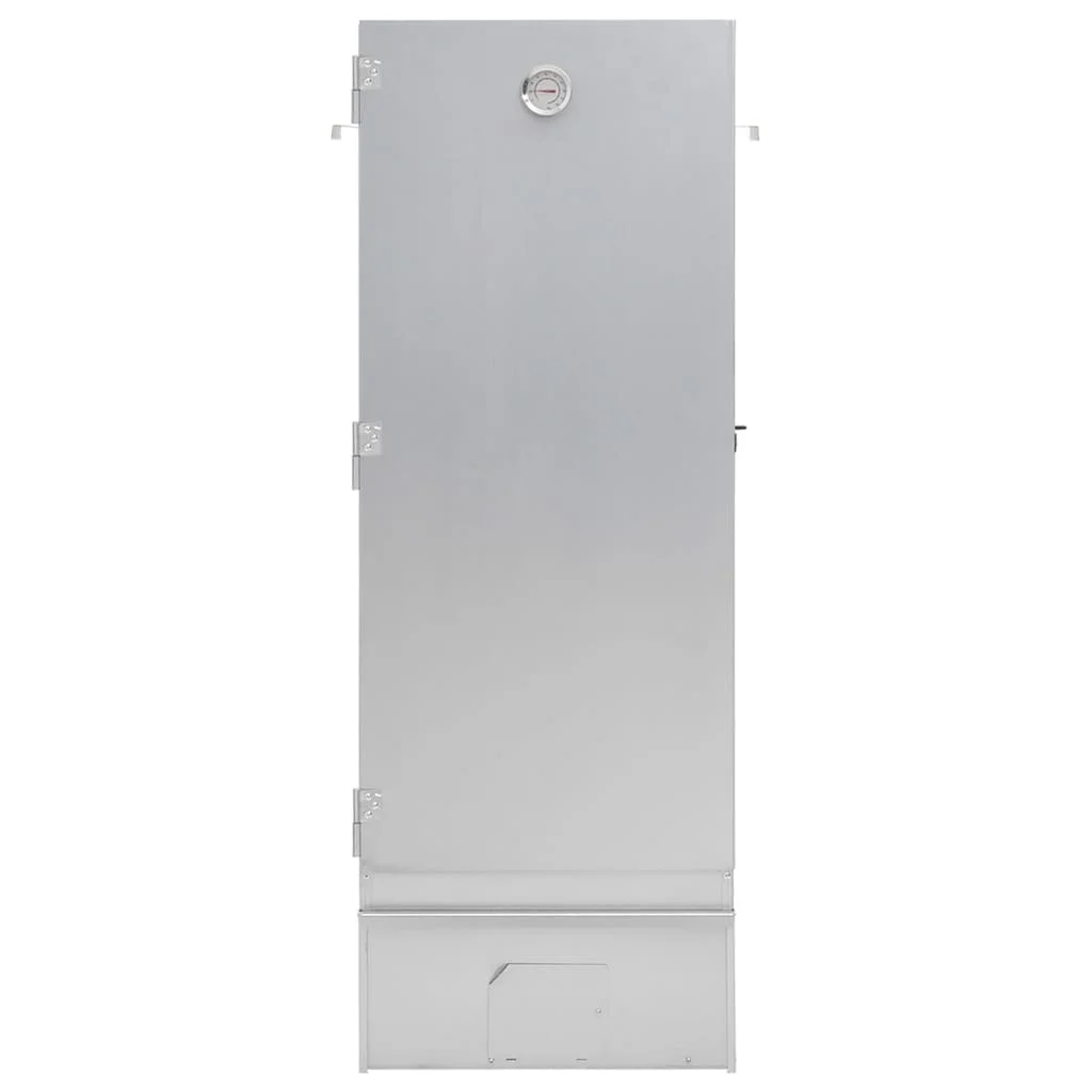 BBQ Oven Smoker with Wood Chips 17.5"x11.4"x43.3" Galvanized Steel - Image 5