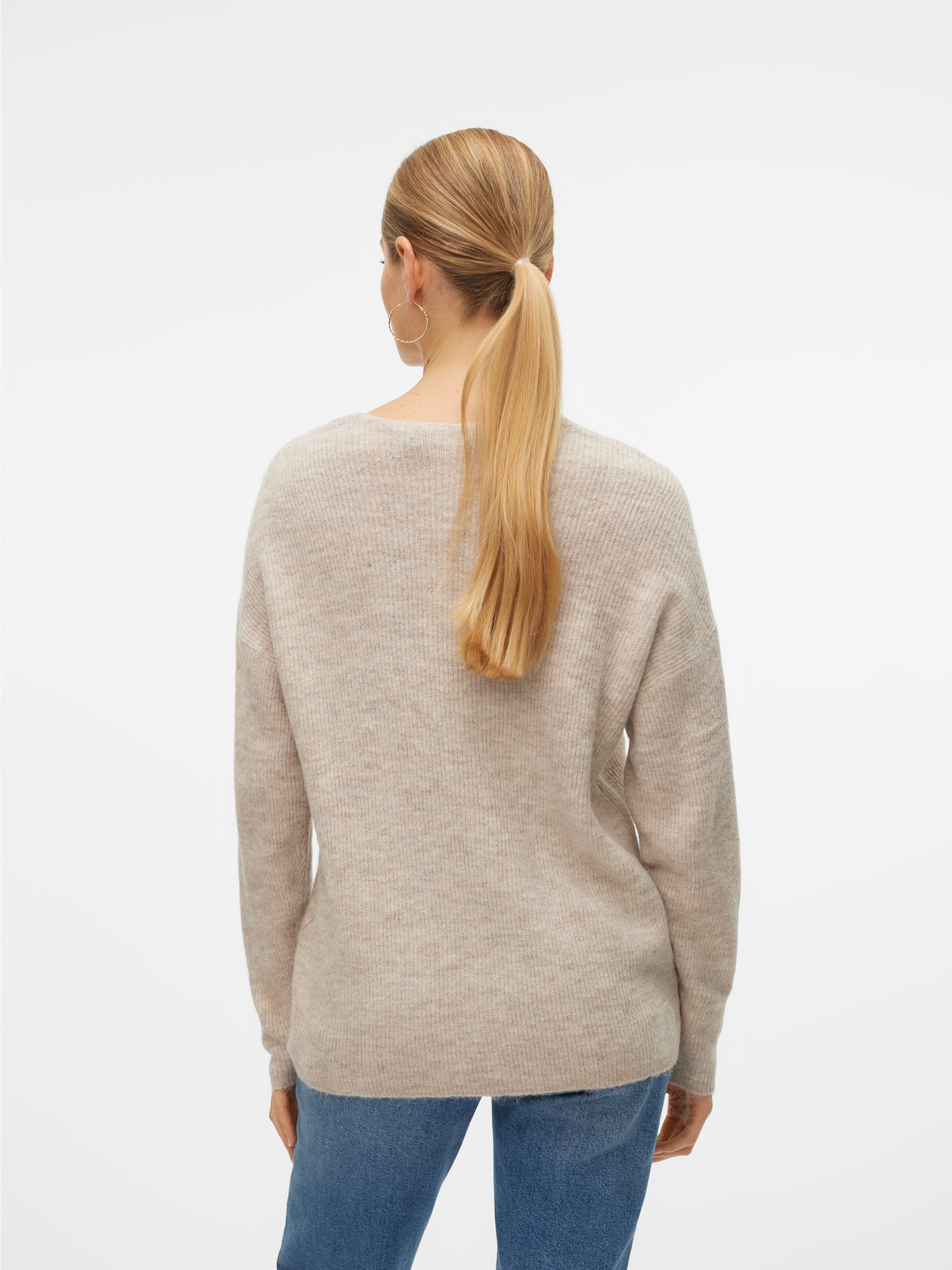 VERO MODA® VMCREWLEFILE Knitted pullover