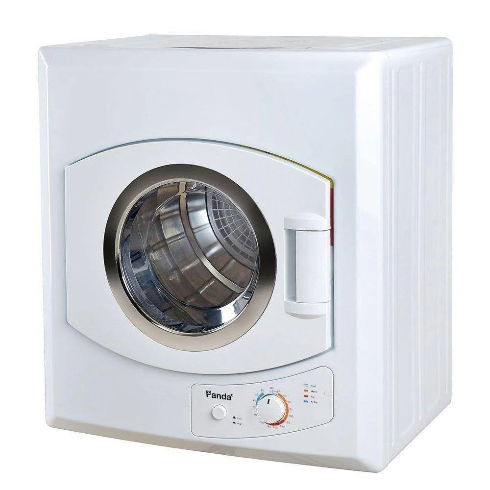 Sèche-linge électrique compact 3,75 pi³ – Sèche-linge portable avec commandes faciles, blanc