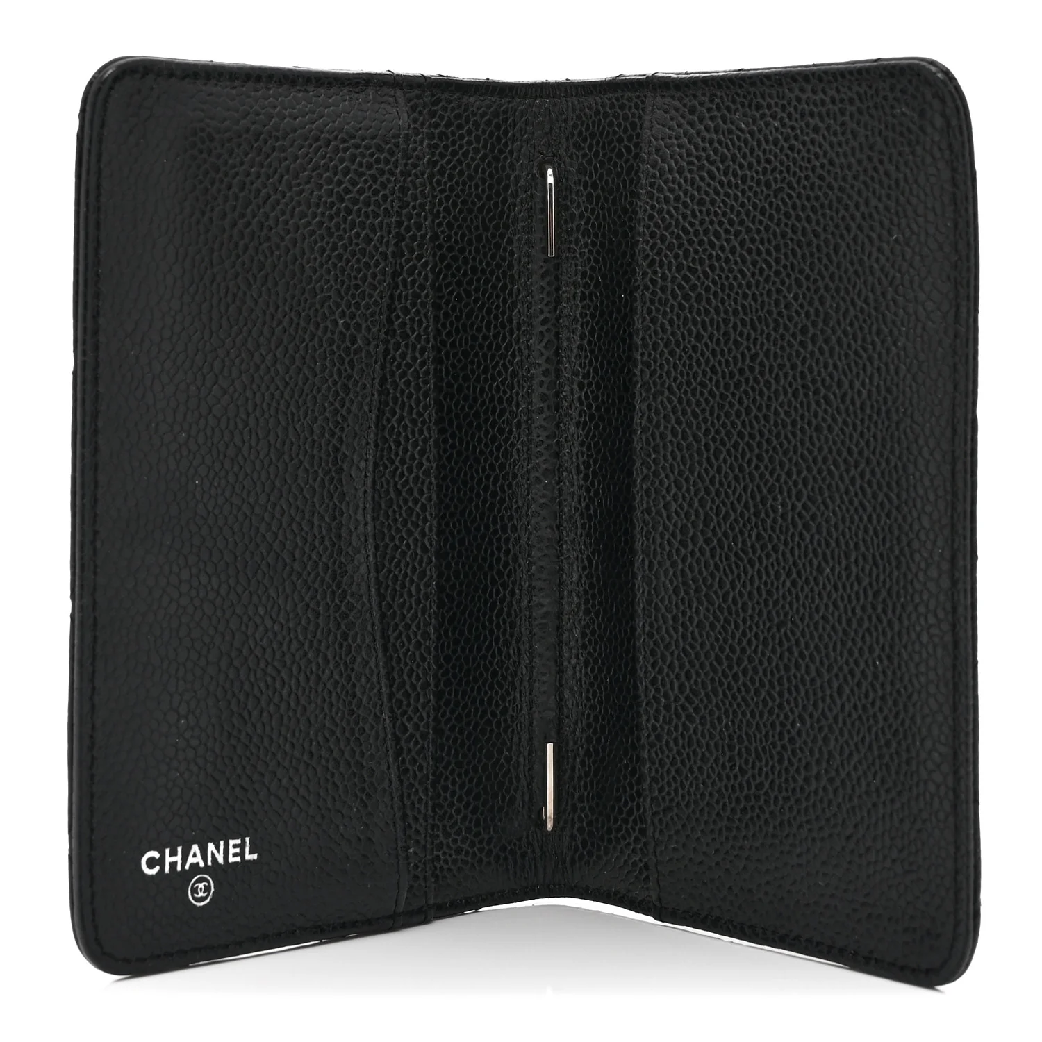 Caviar Quilted Agenda Cover Black