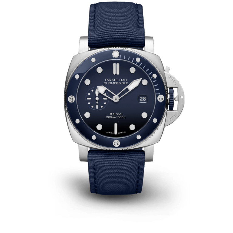 [Super Clone]Submersible Blue QuarantaQuattro ESteel™ Blu Profondo 44mm
