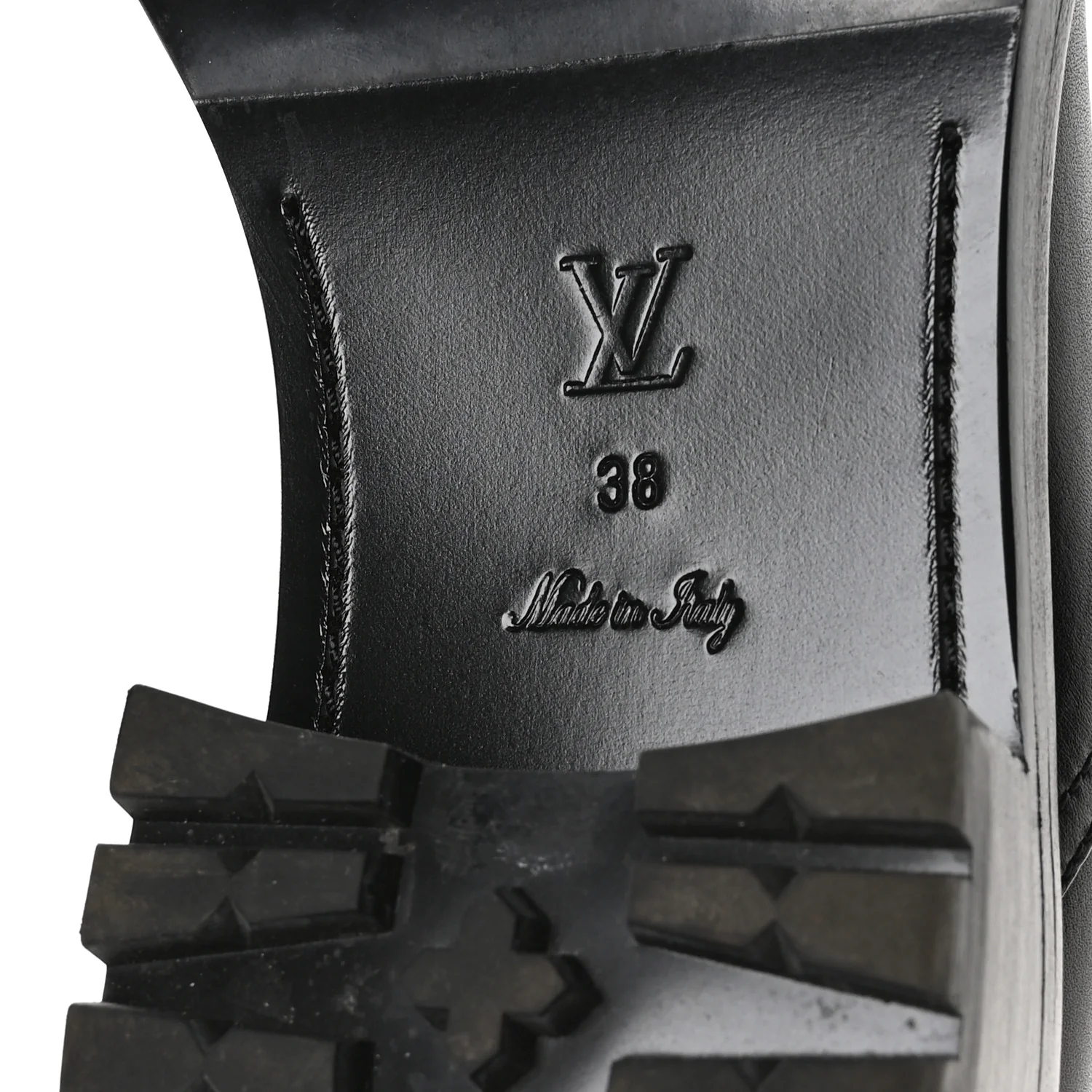Calfskin Monogram Discovery Flat Ankle Boots 38 Black