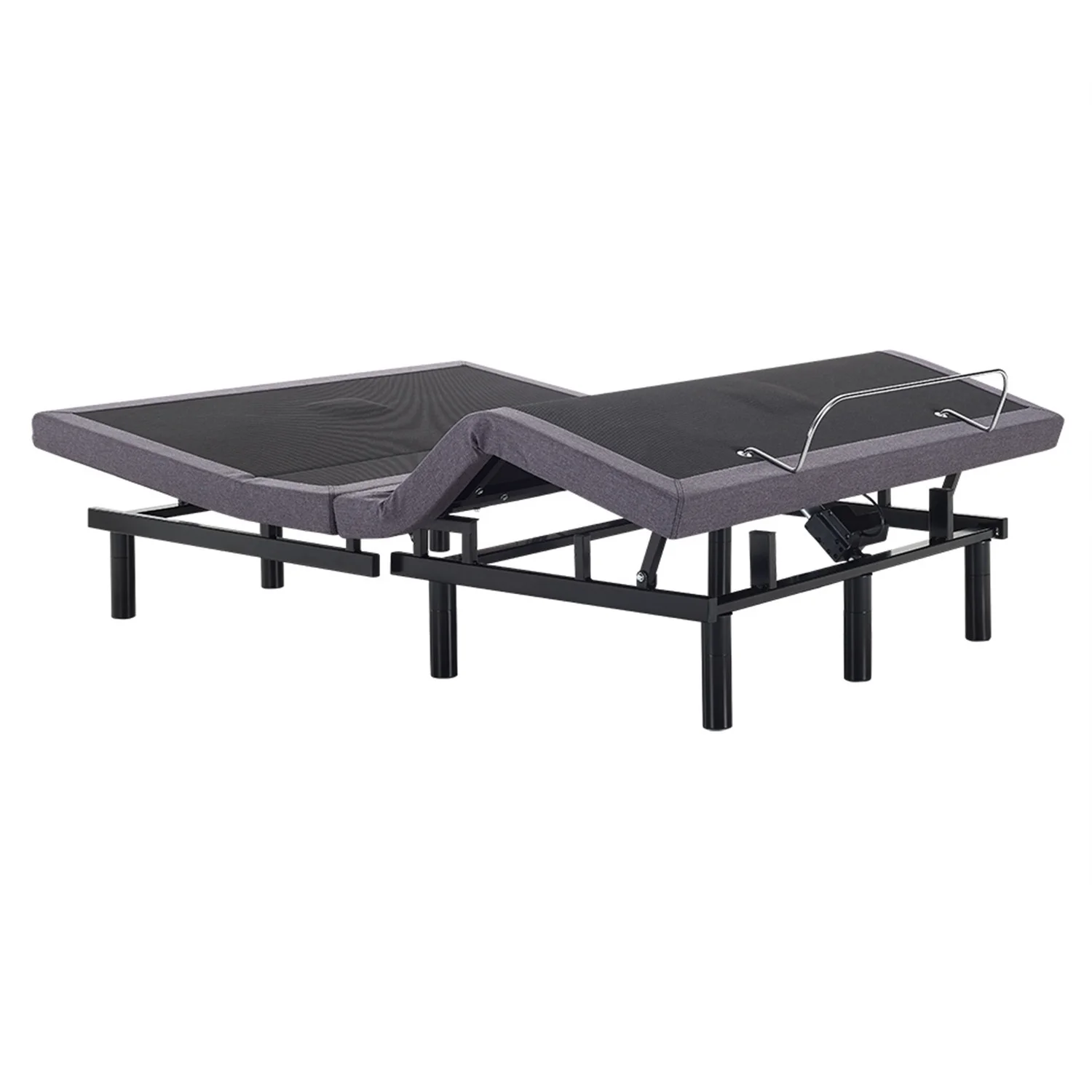 Adjustable Bed Frame Twin XL, Massaging Zero Gravity Adjustable Bed Base, Electric Adjustable Beds with 3 Speed Head Foot Massage, Wireless Remote, 2 USB Ports, 800LBs Capacity Gray(Twin-XL) - Image 6