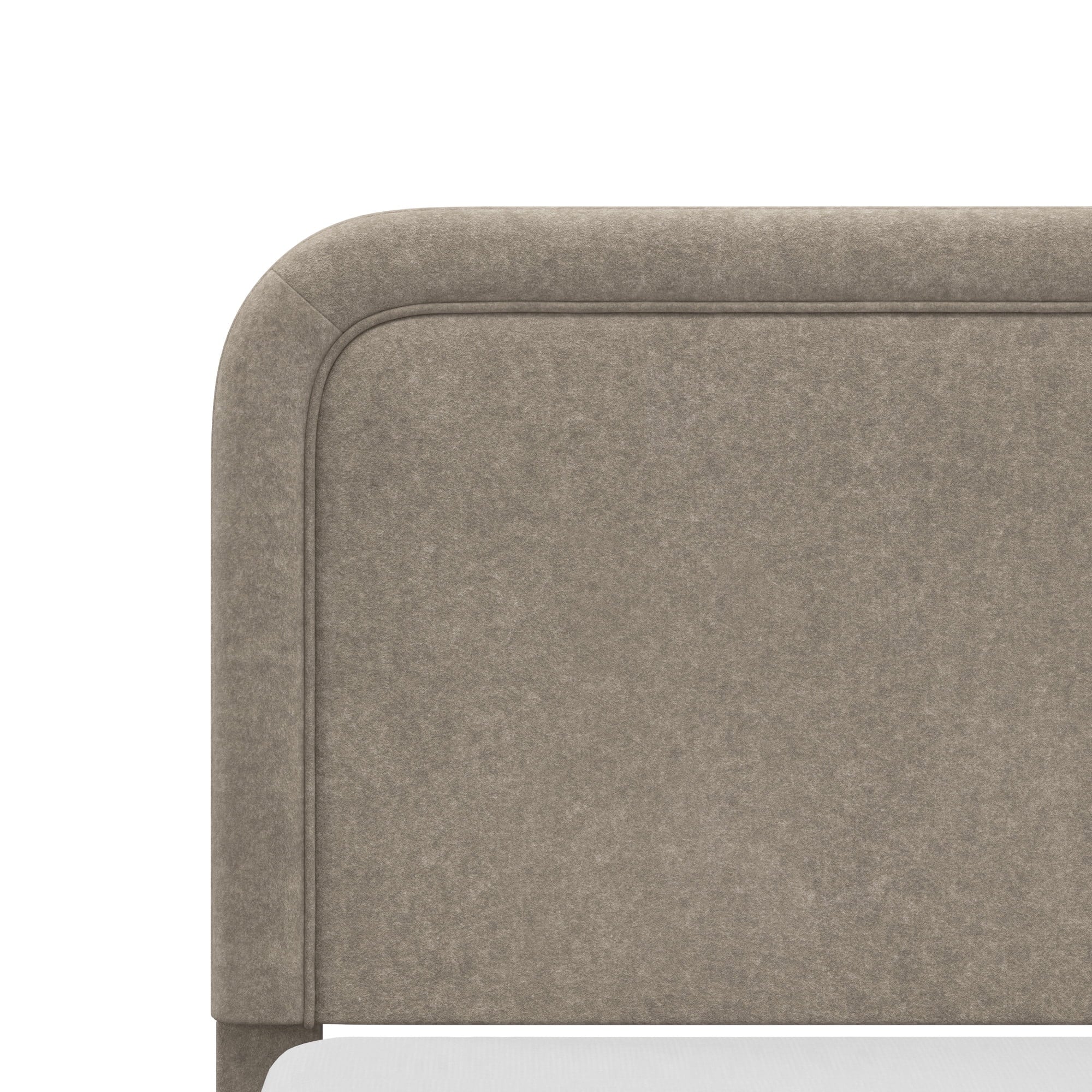 Better Homes & Gardens Juliet King Boucle Platform Bed, Ivory
