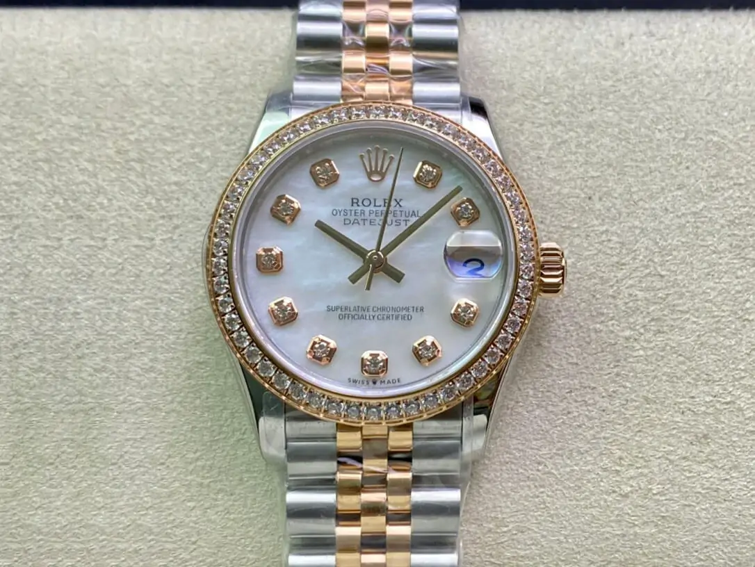 Rolex Datejust M278381RBR-0026 31MM EW Factory Diamond-Set Bezel