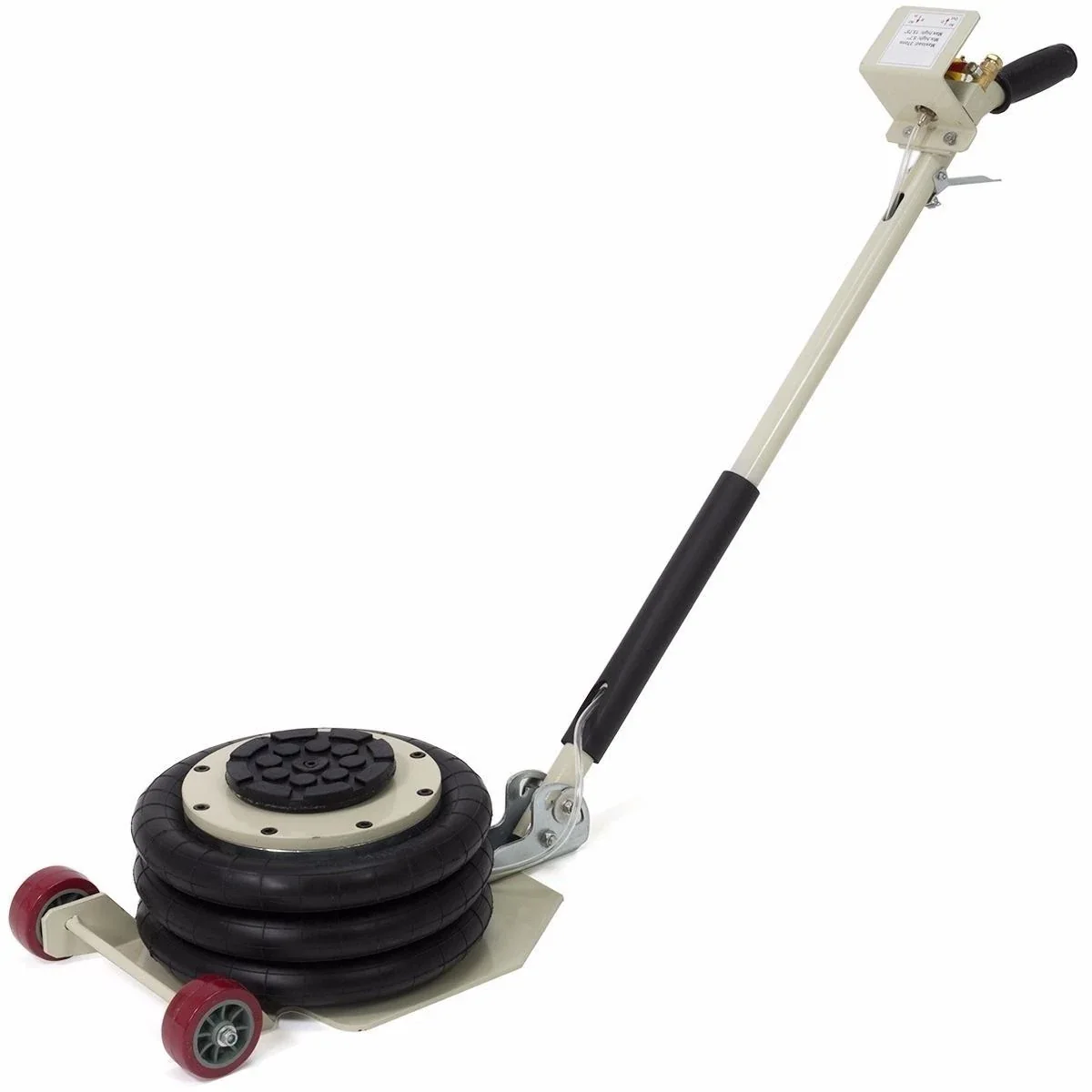 EQCOTWEA Pneumatic Jack Car Lift 3 Ton Capicity 3 Bags Air Jack Lifting Height 16 Inch Fast Lifting Folding Handle