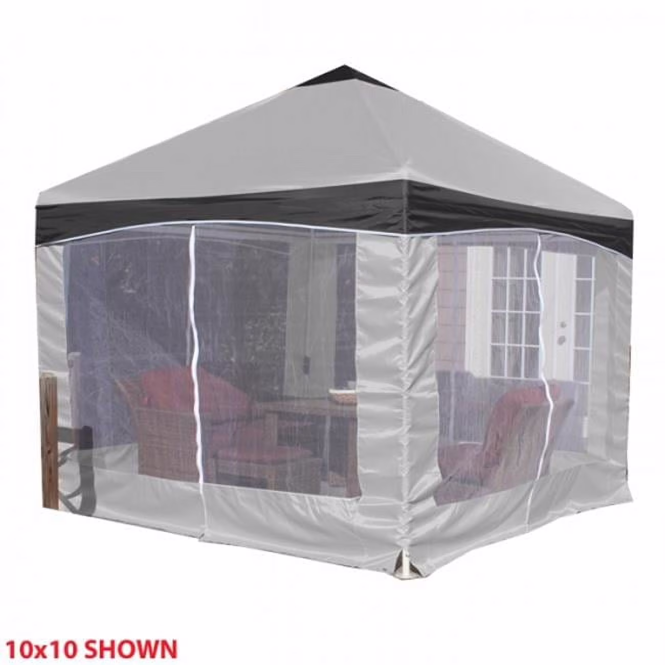 10 x 10 ft. Garden Party Canopy with Olive Branch Cover