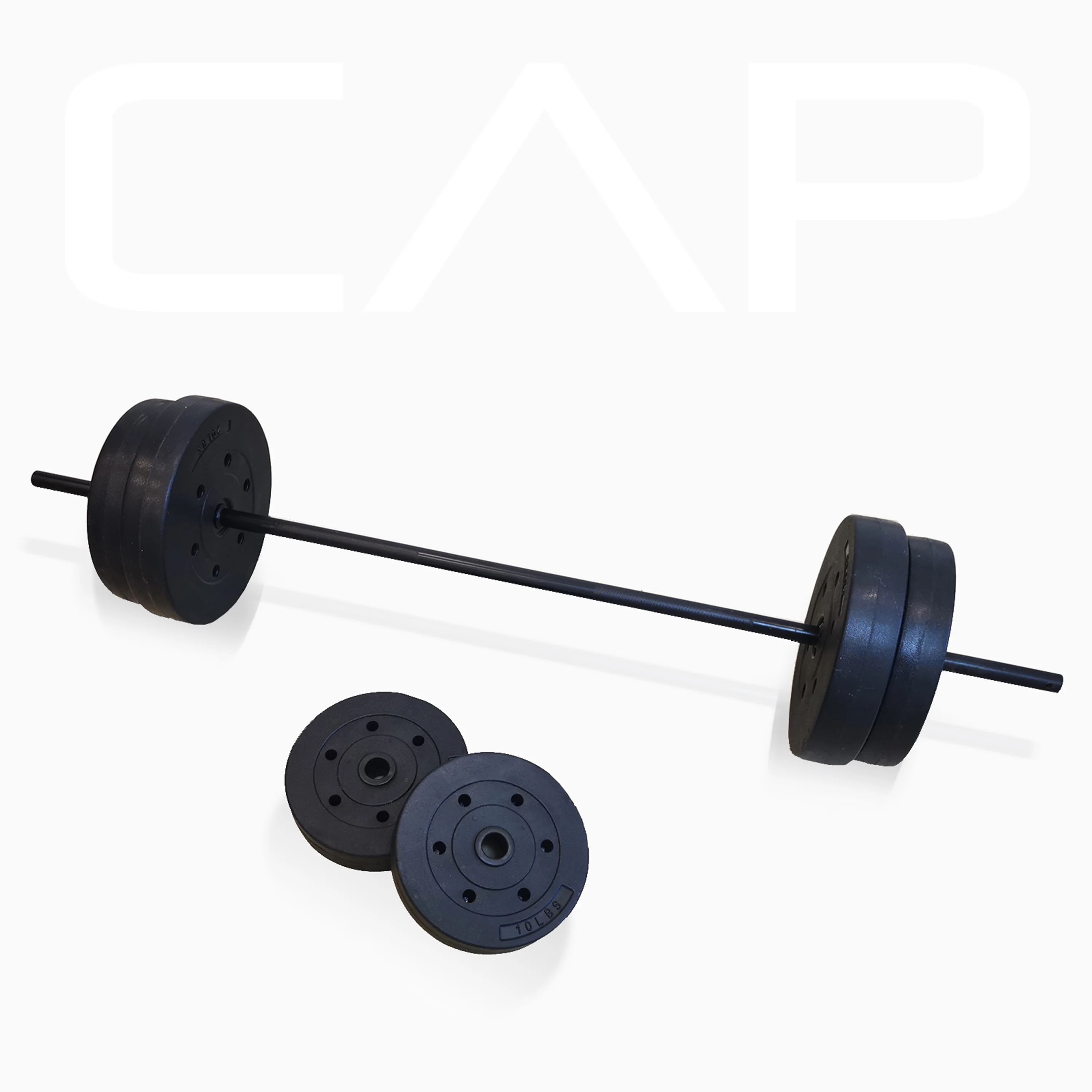 Adjustable Standard Combo Weight Bench with Rack and Leg Extension and 90 lb. Vinyl Weight Set - Image 5