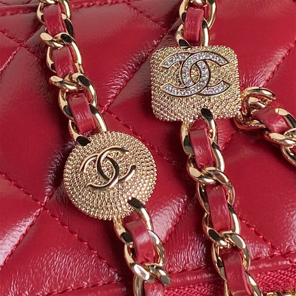 CHANEL Small Vanity with Chain(HIGH-END GRADE)