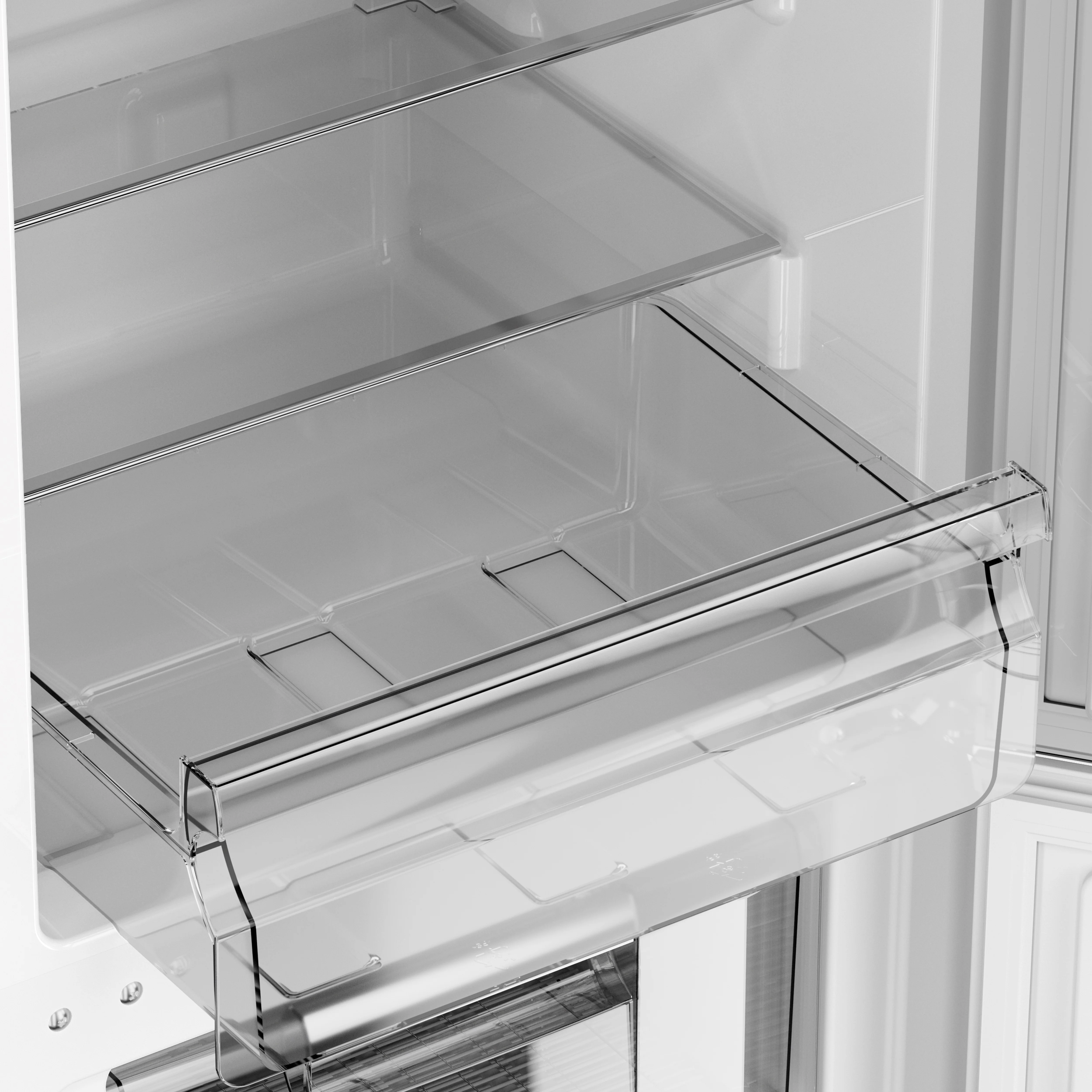 9.0 Cu. Ft. Bottom Mount Retro Refrigerator, Black(Black) - Image 7