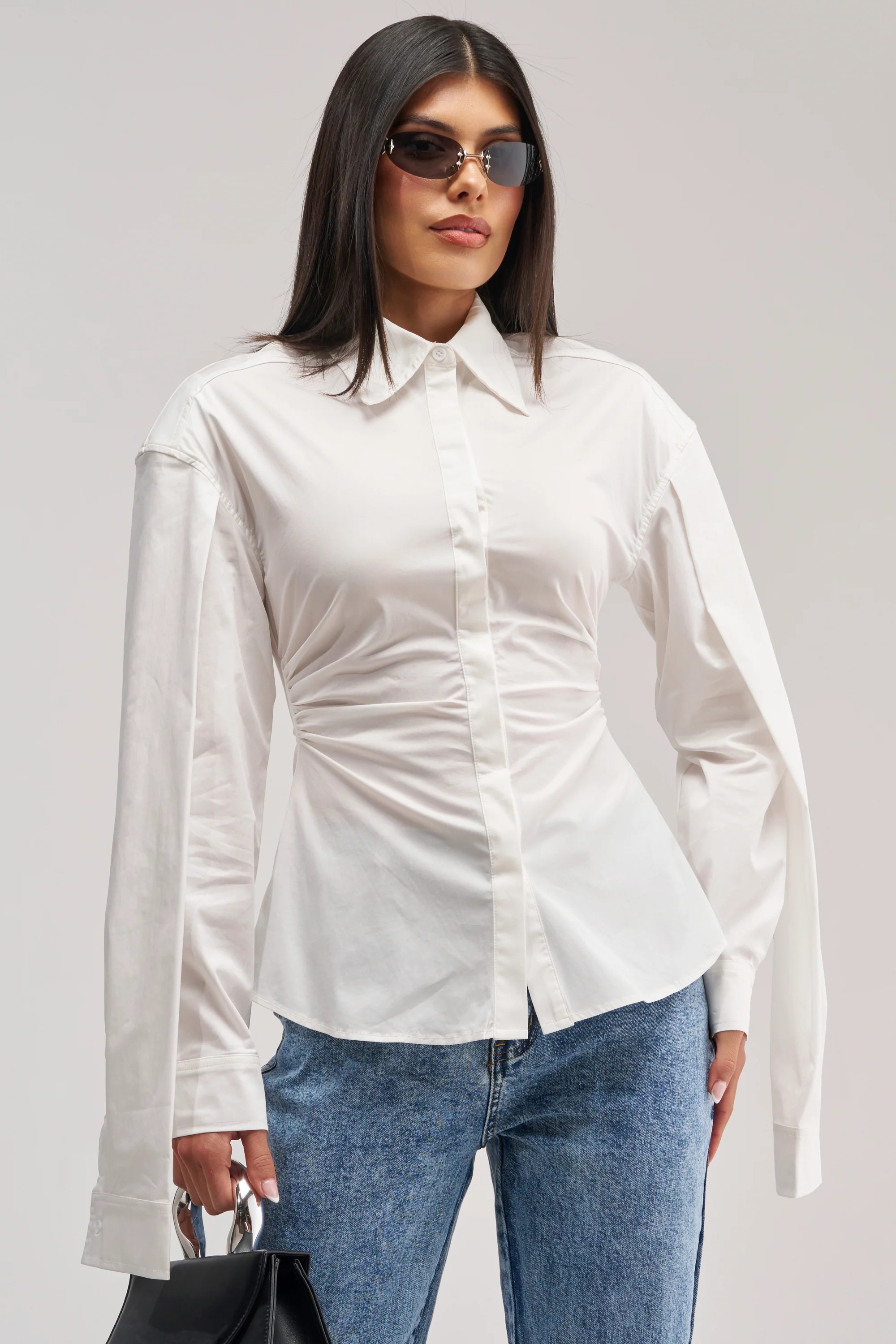 BOSS UP POPLIN BLOUSE - Akira Store