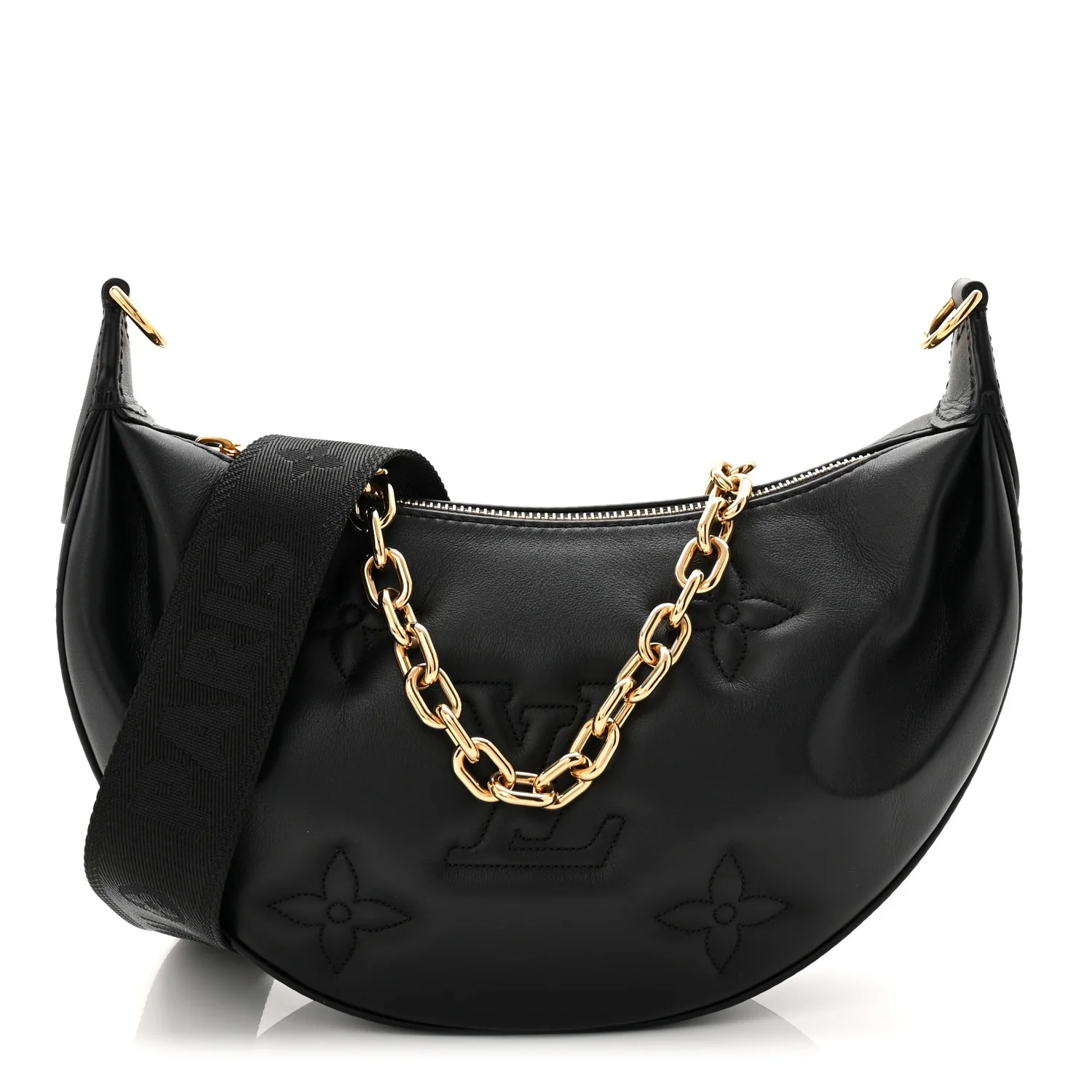 Calfskin Bubblegram Over The Moon Black