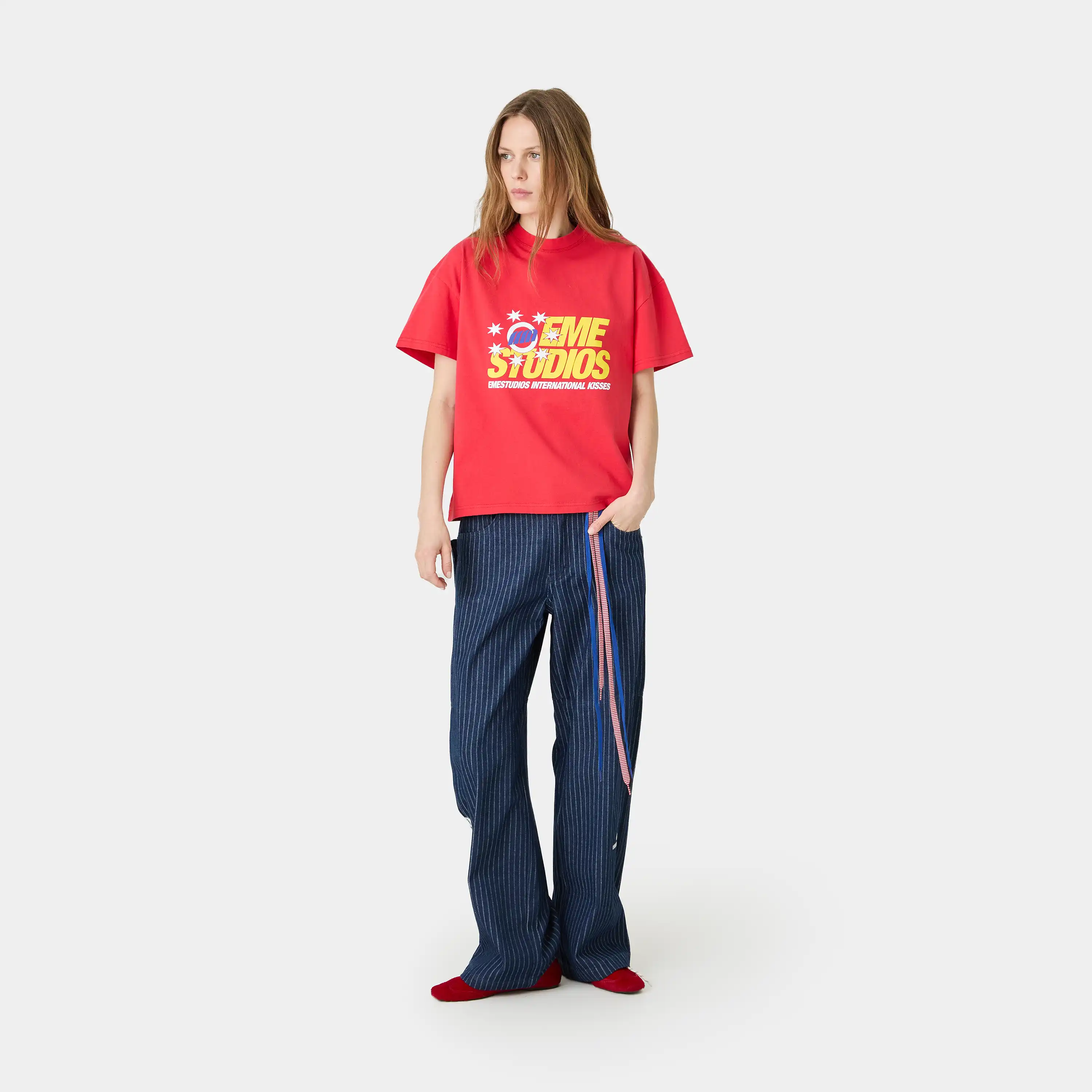 Euro Star Cherry Oversized Tee