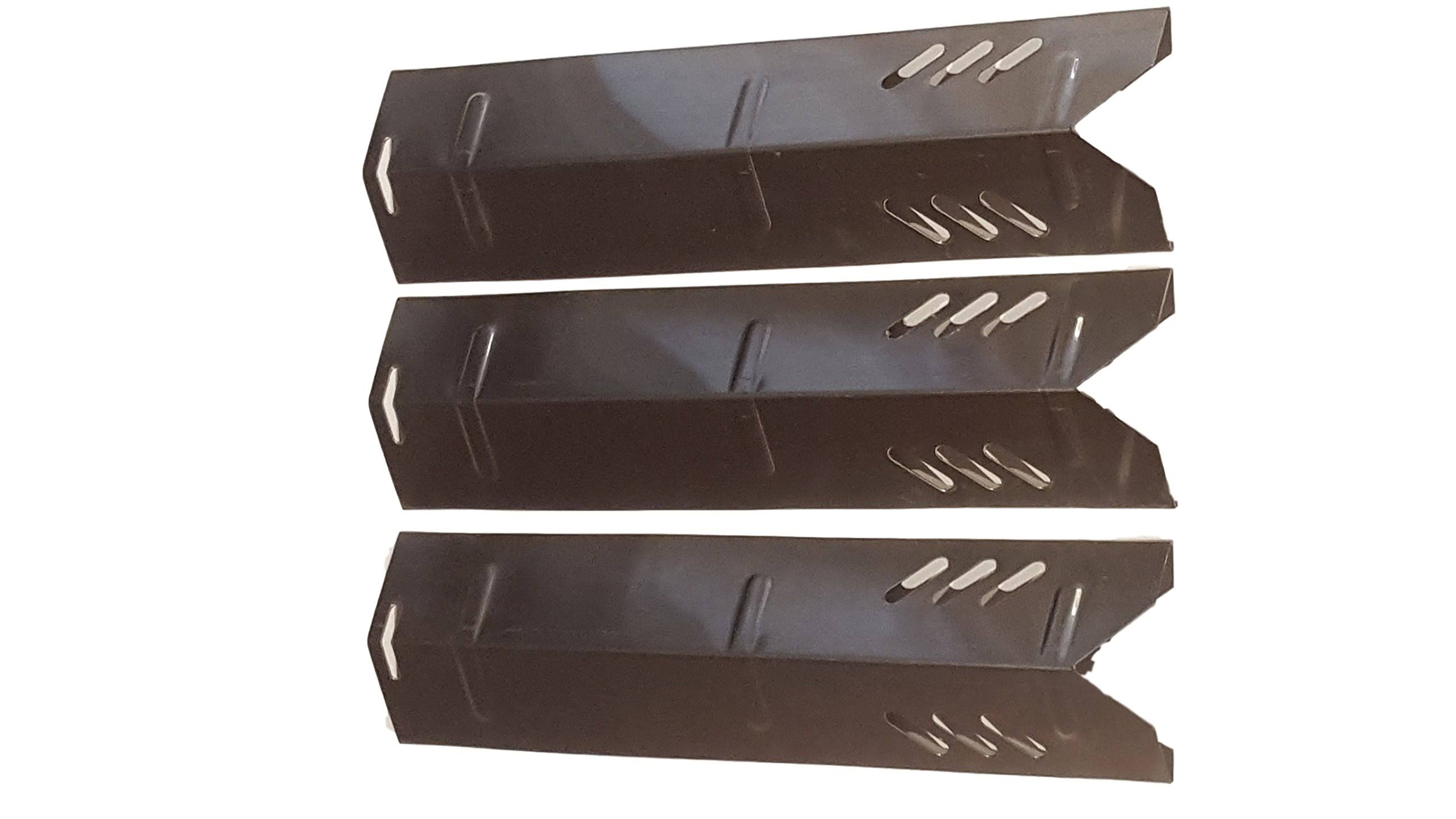 QuickFlame Set of 3 Stainless Steel Heat Plates for Uniflame Grills GBC1030W, GBC1134W