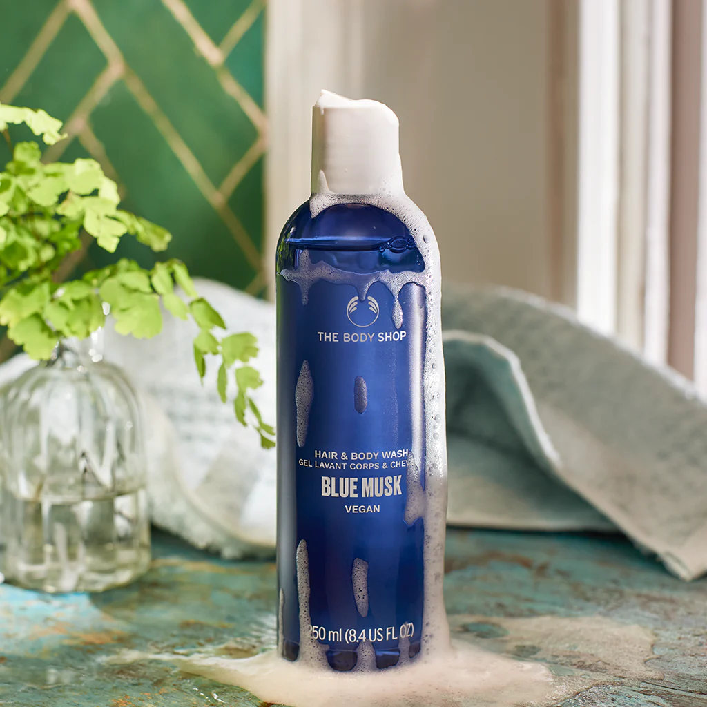 Blue Musk Hair And Body Wash