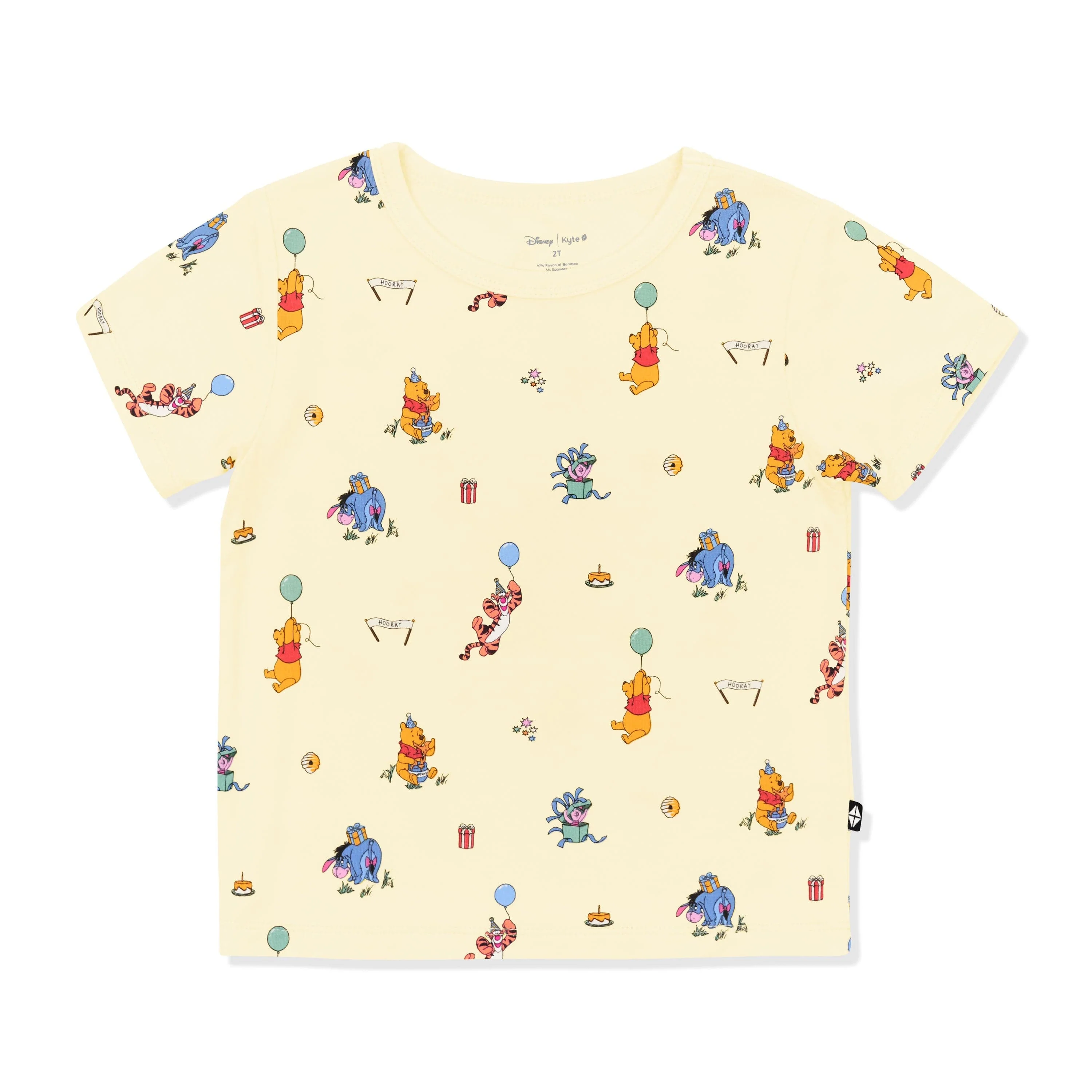 Toddler Basic Tee in Winnie the Pooh Celebration