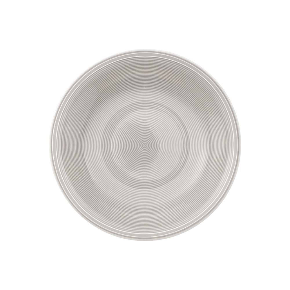 Color Loop Soup bowl - Grey, 9.1'', Premium Porcelain
