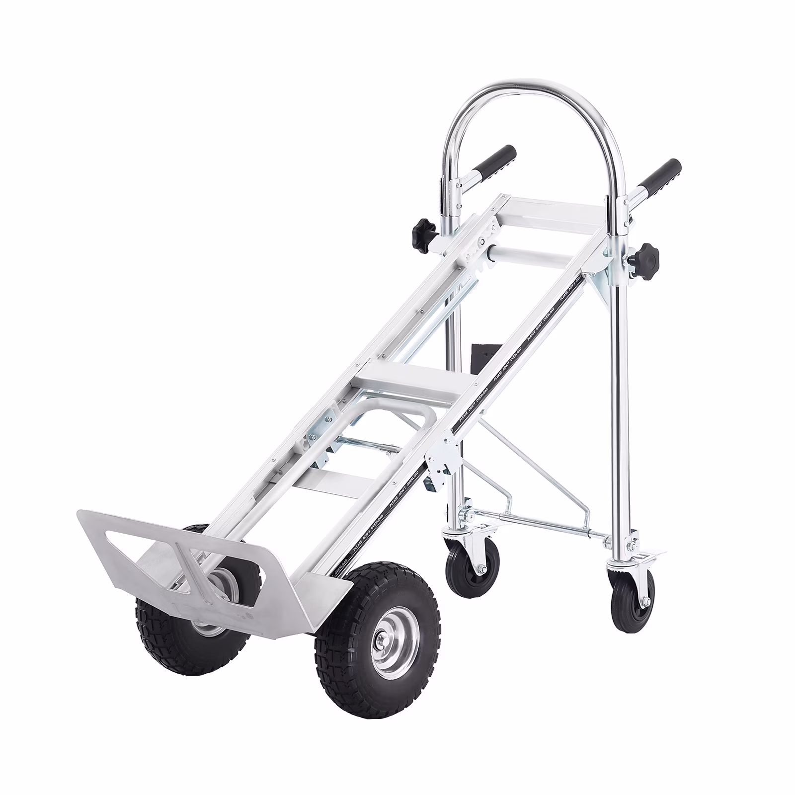 BENTISM Aluminum Hand Truck 4 in 1 Folding Dolly Cart 1000 lbs Capacity Heavy Duty